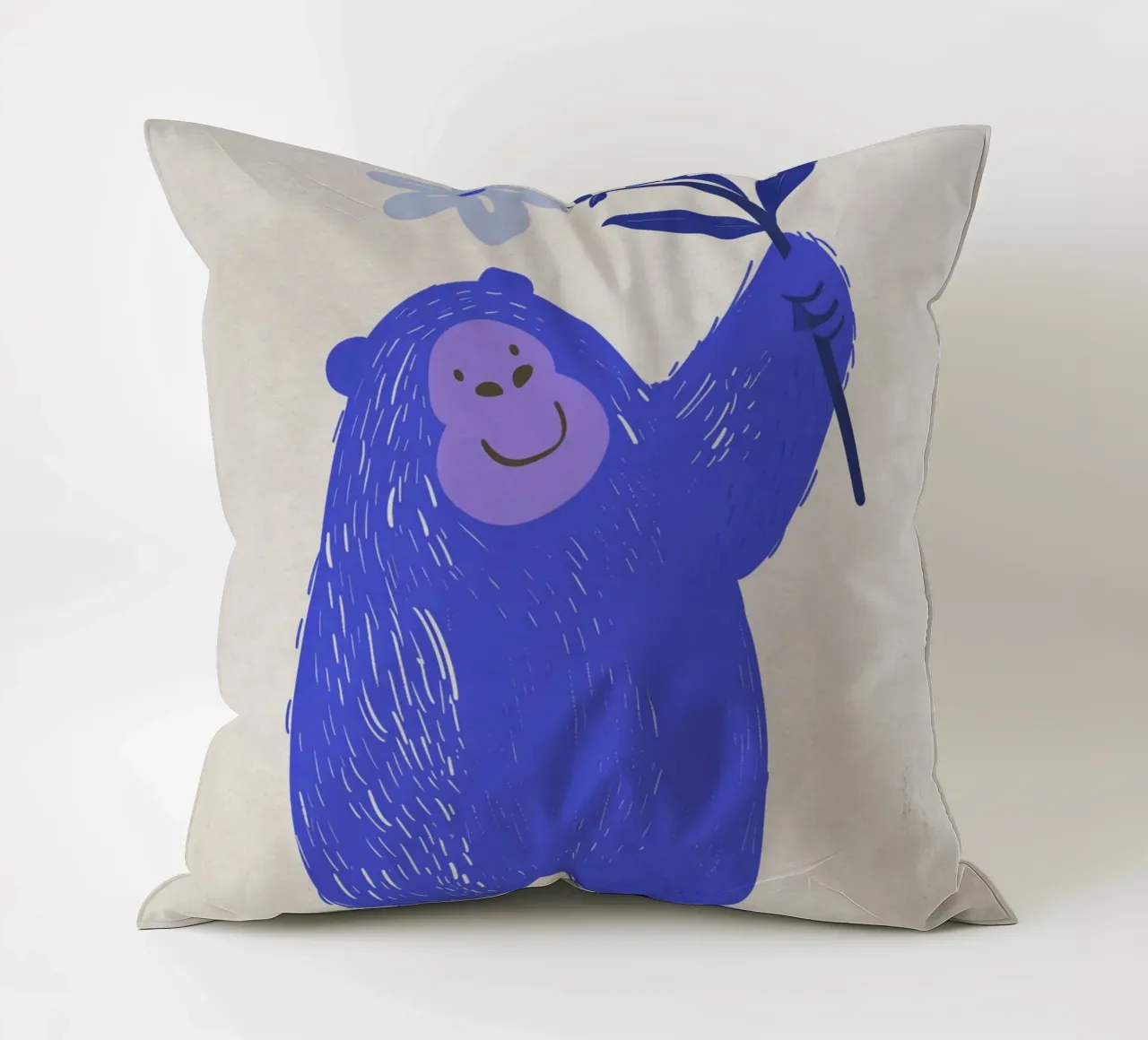 Boho Nursery 5 Monkey 3 cuscino da Boho Print Collection