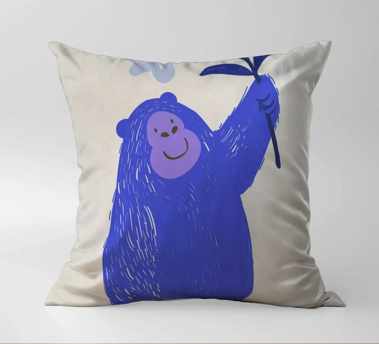 Boho Nursery 5 Monkey 3 cuscino da Boho Print Collection