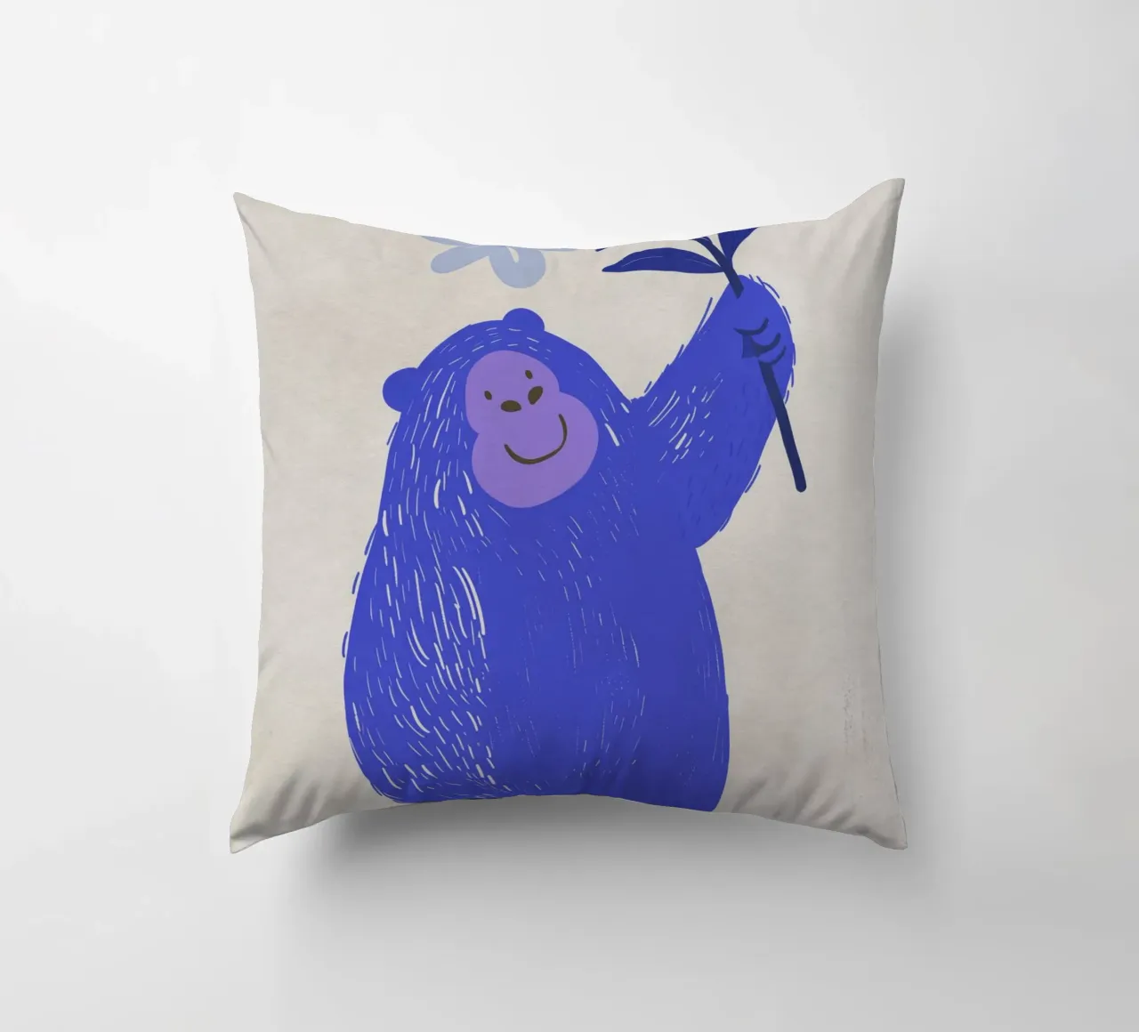 Boho Nursery 5 Monkey 3 cuscino da Boho Print Collection