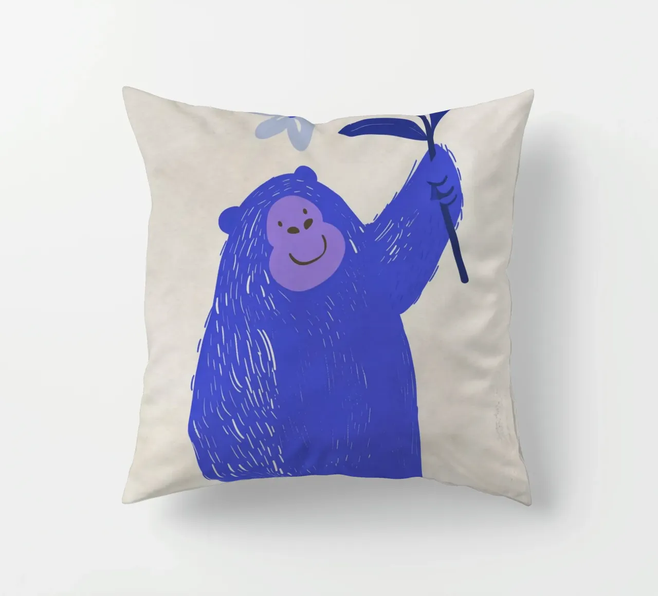 Boho Nursery 5 Monkey 3 cuscino da Boho Print Collection