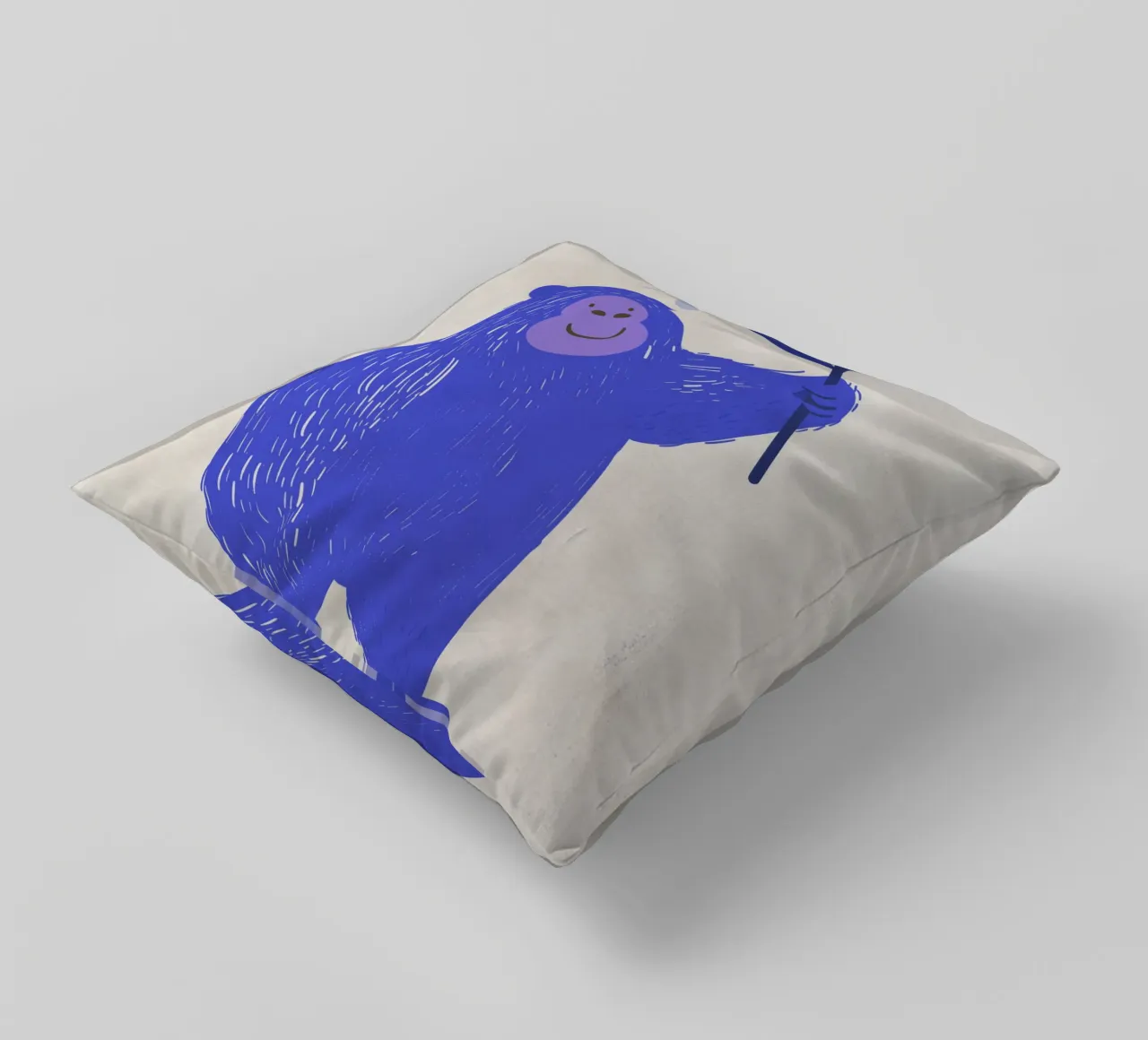 Boho Nursery 5 Monkey 3 cuscino da Boho Print Collection