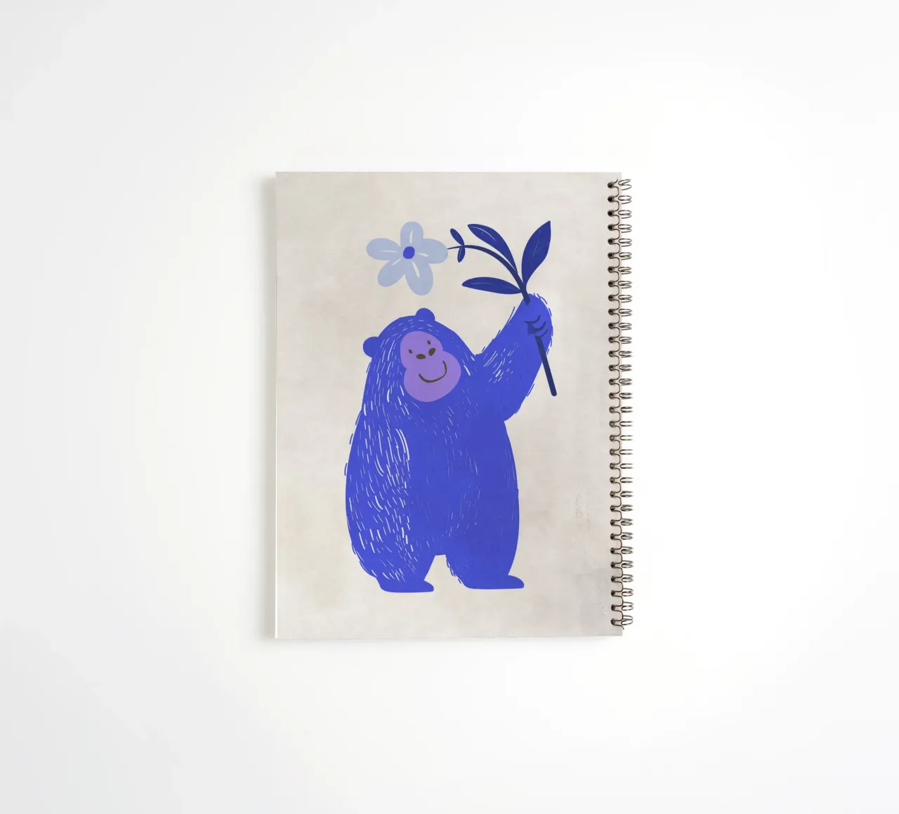 Boho Nursery 5 Monkey 3 diario ad anelli da Boho Print Collection