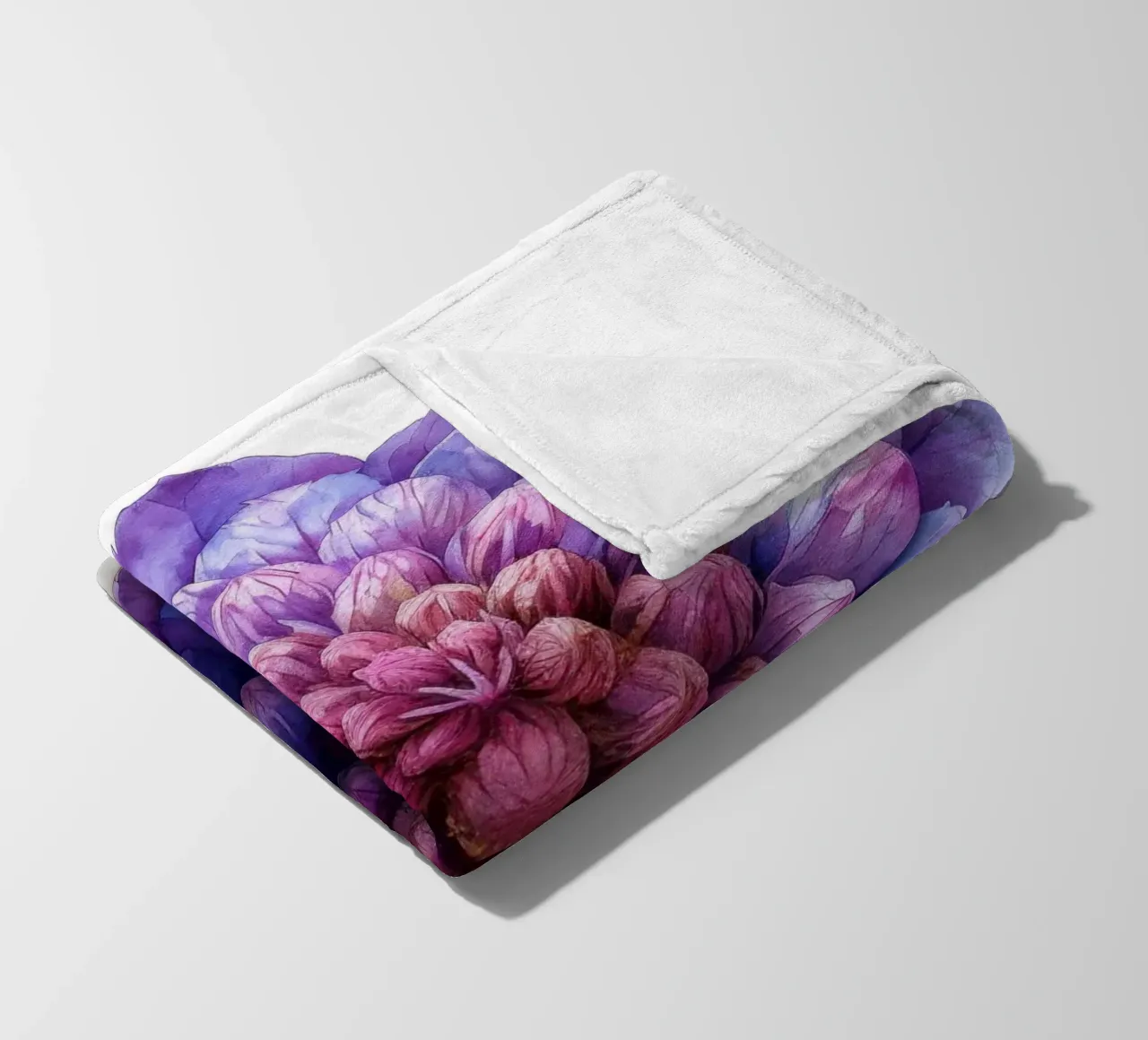 Globe Amaranth Flower 2 fleece blanket by Bold Blooms