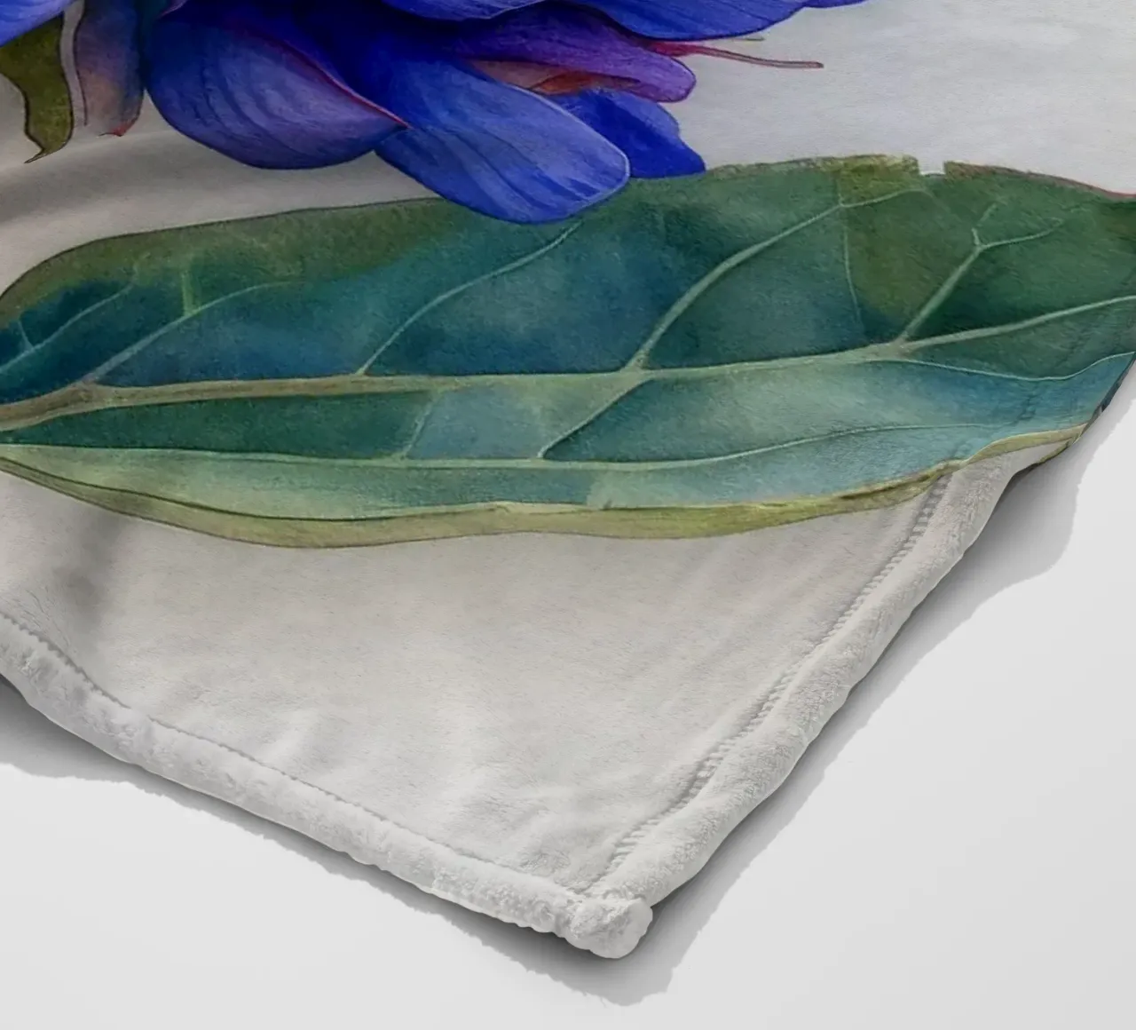 Globe Amaranth Flower 3 fleece blanket by Bold Blooms