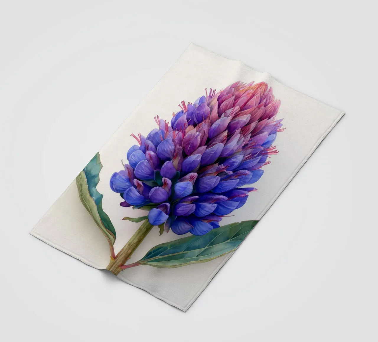 Globe Amaranth Flower 3 fleece blanket by Bold Blooms
