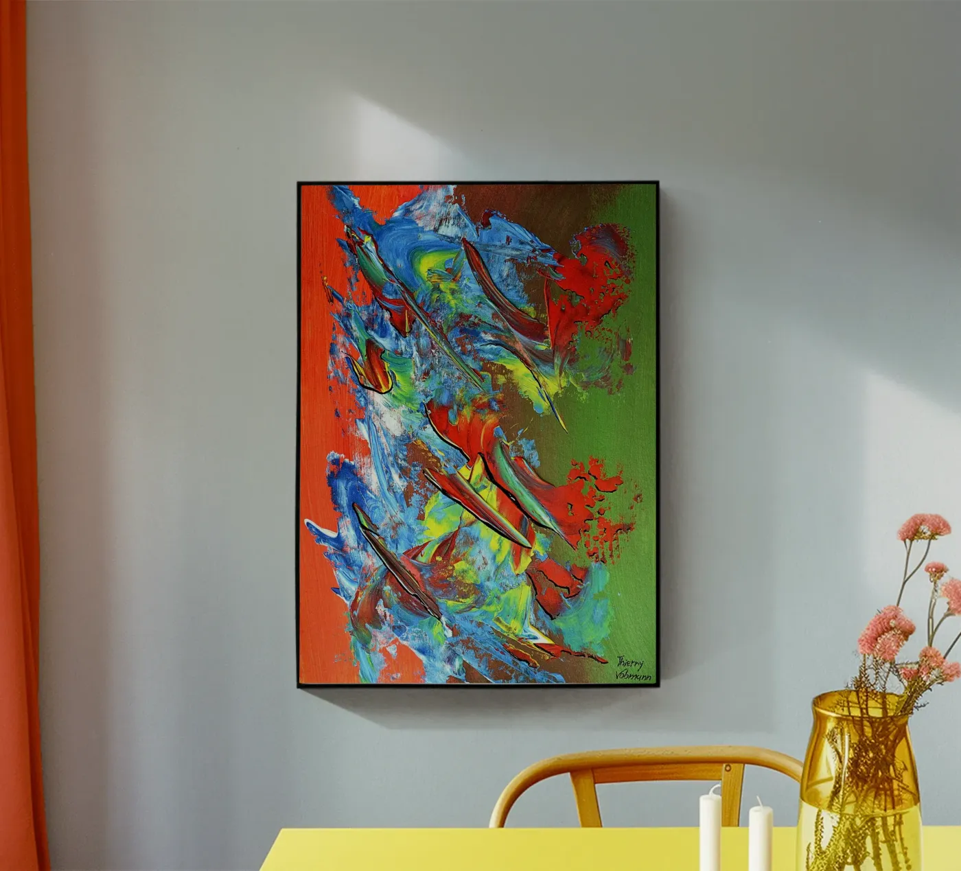 IDEAL GIFT 140 plexiglass da Thierry Vobmann Abstract painting