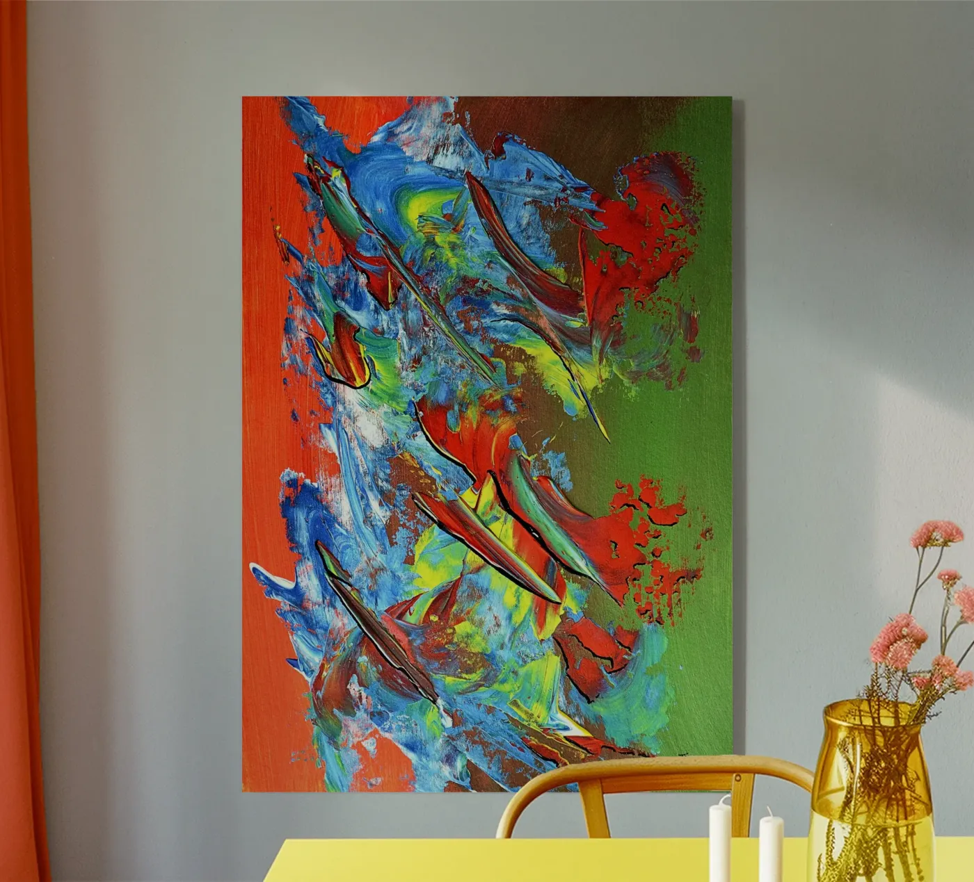 IDEAL GIFT 140 plexiglass da Thierry Vobmann Abstract painting