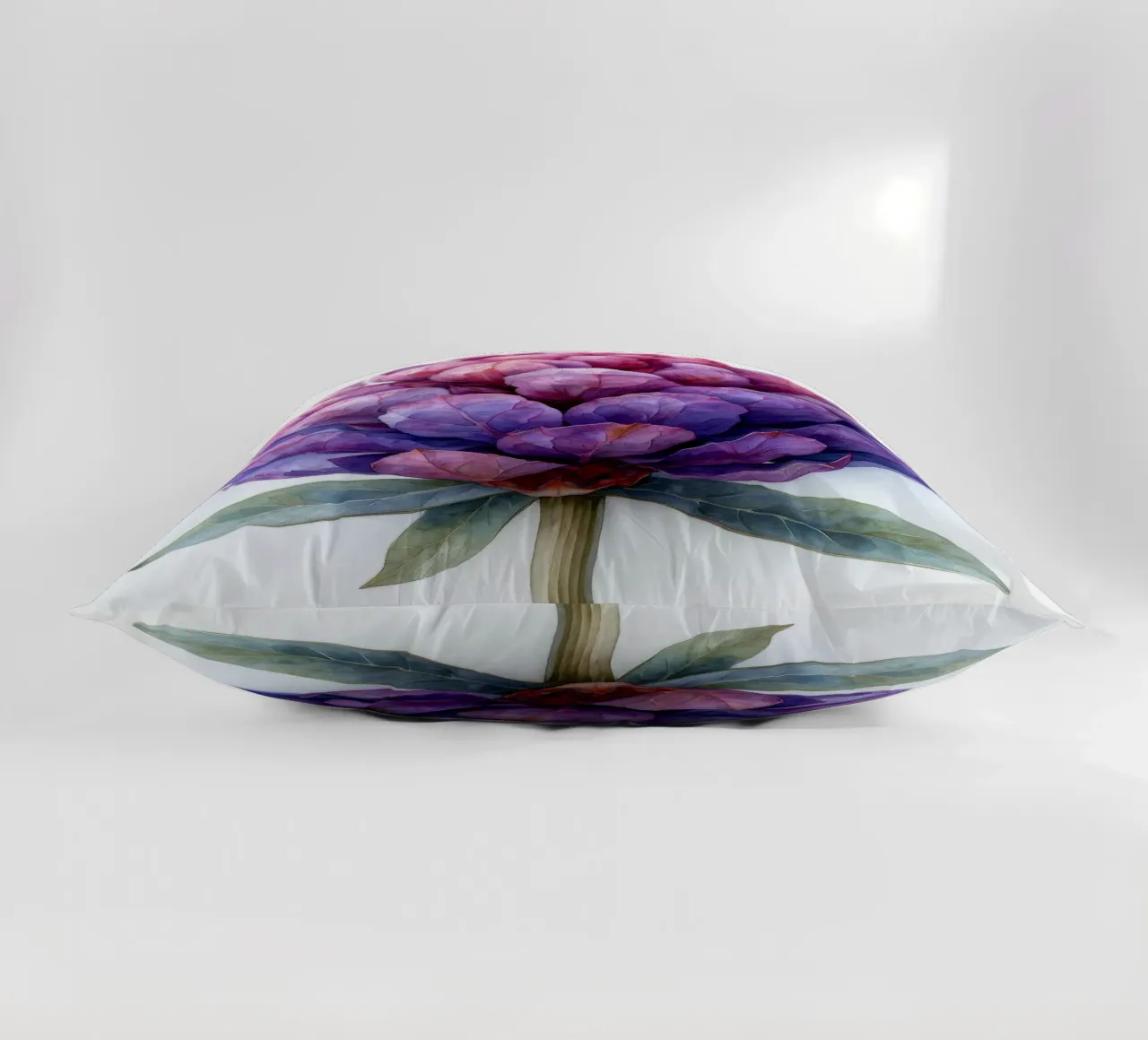 Globe Amaranth Flower 4 decorative cushion by Bold Blooms