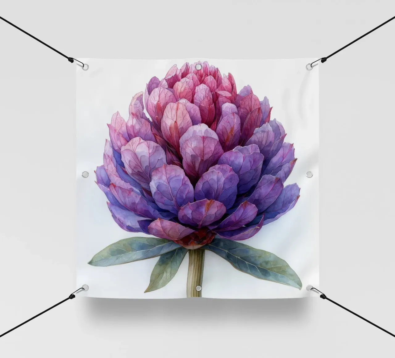 Fiore di amaranto 4 telo in pvc da Bold Blooms