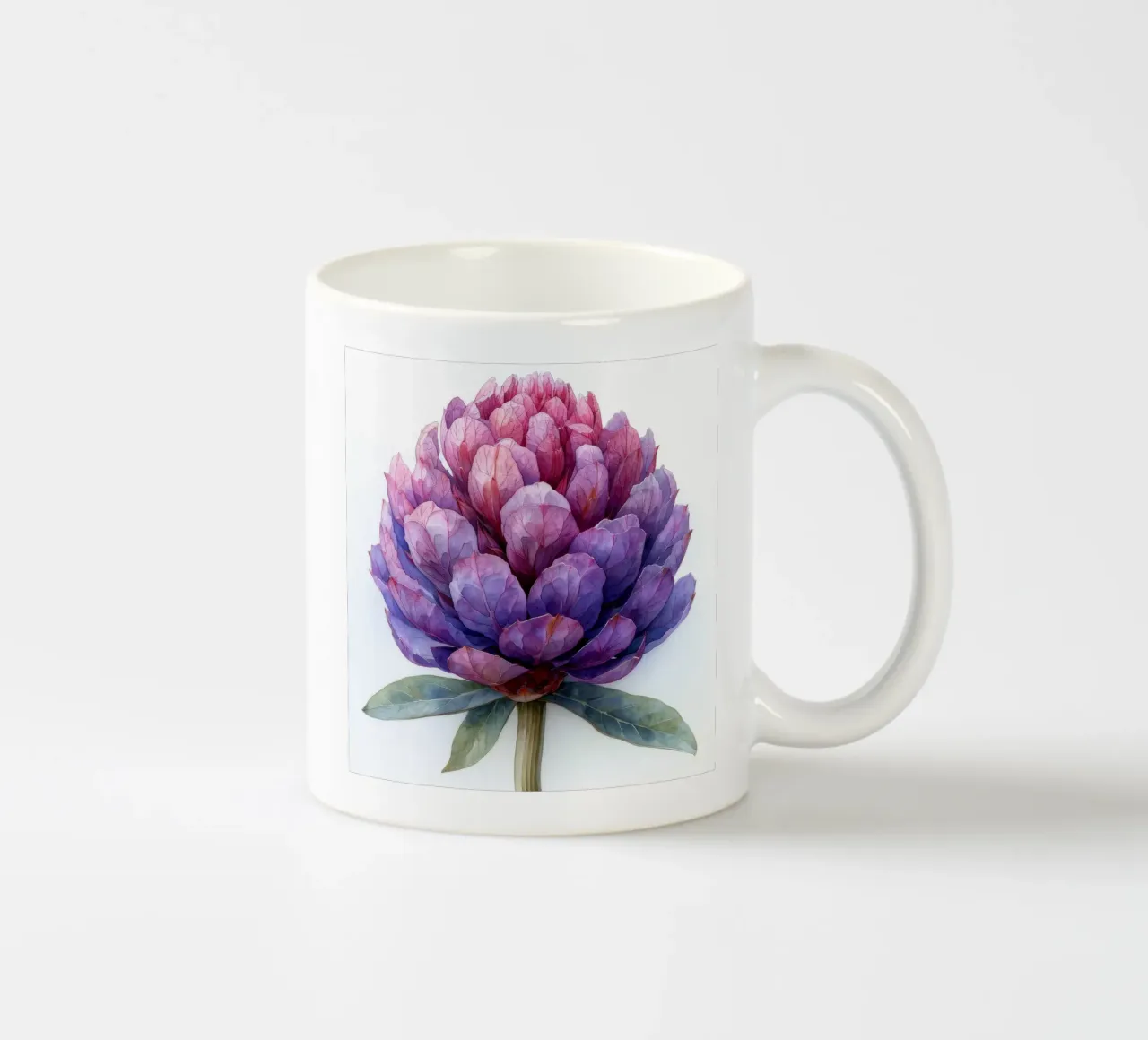 Fiore di amaranto 4 tazza in ceramica da Bold Blooms