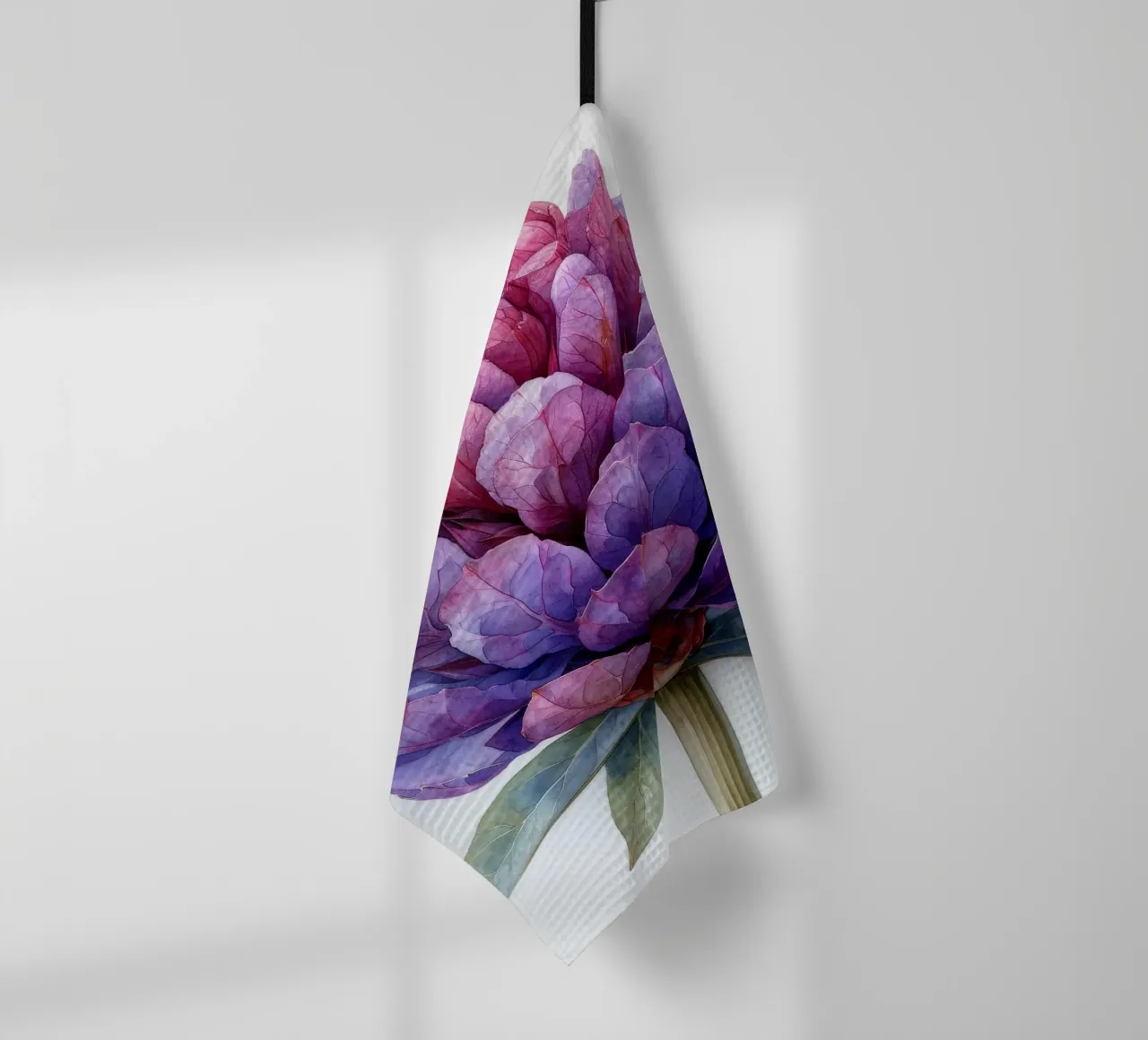 Globe Amaranth Flower 4 tea towel by Bold Blooms