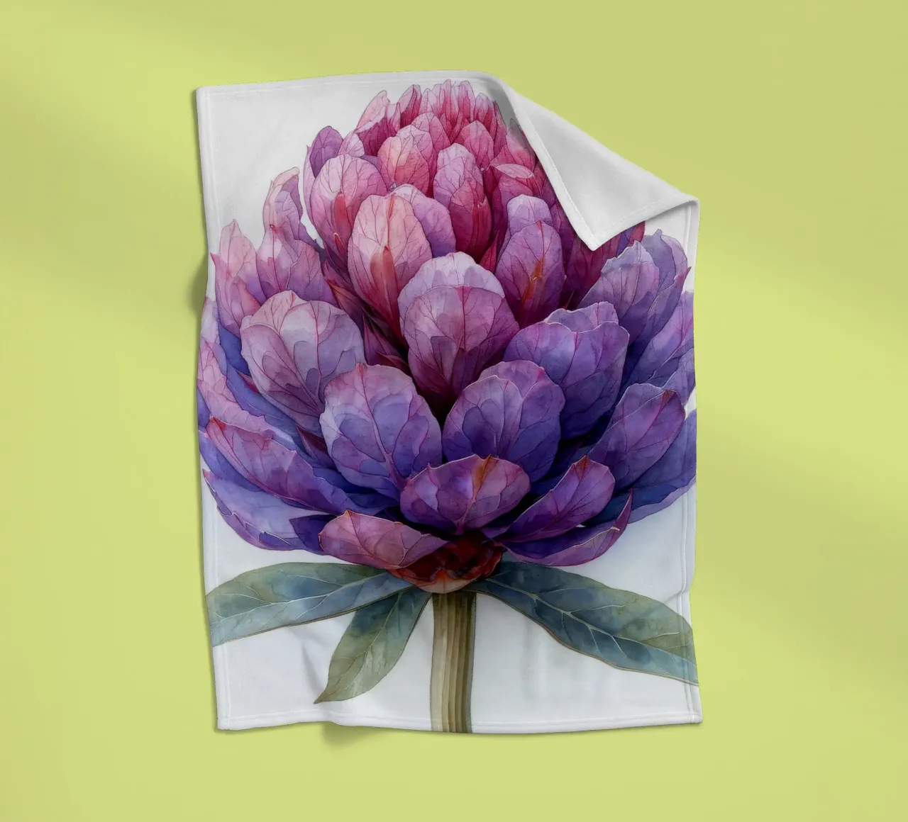 Globe Amaranth Flower 4 fleece blanket by Bold Blooms
