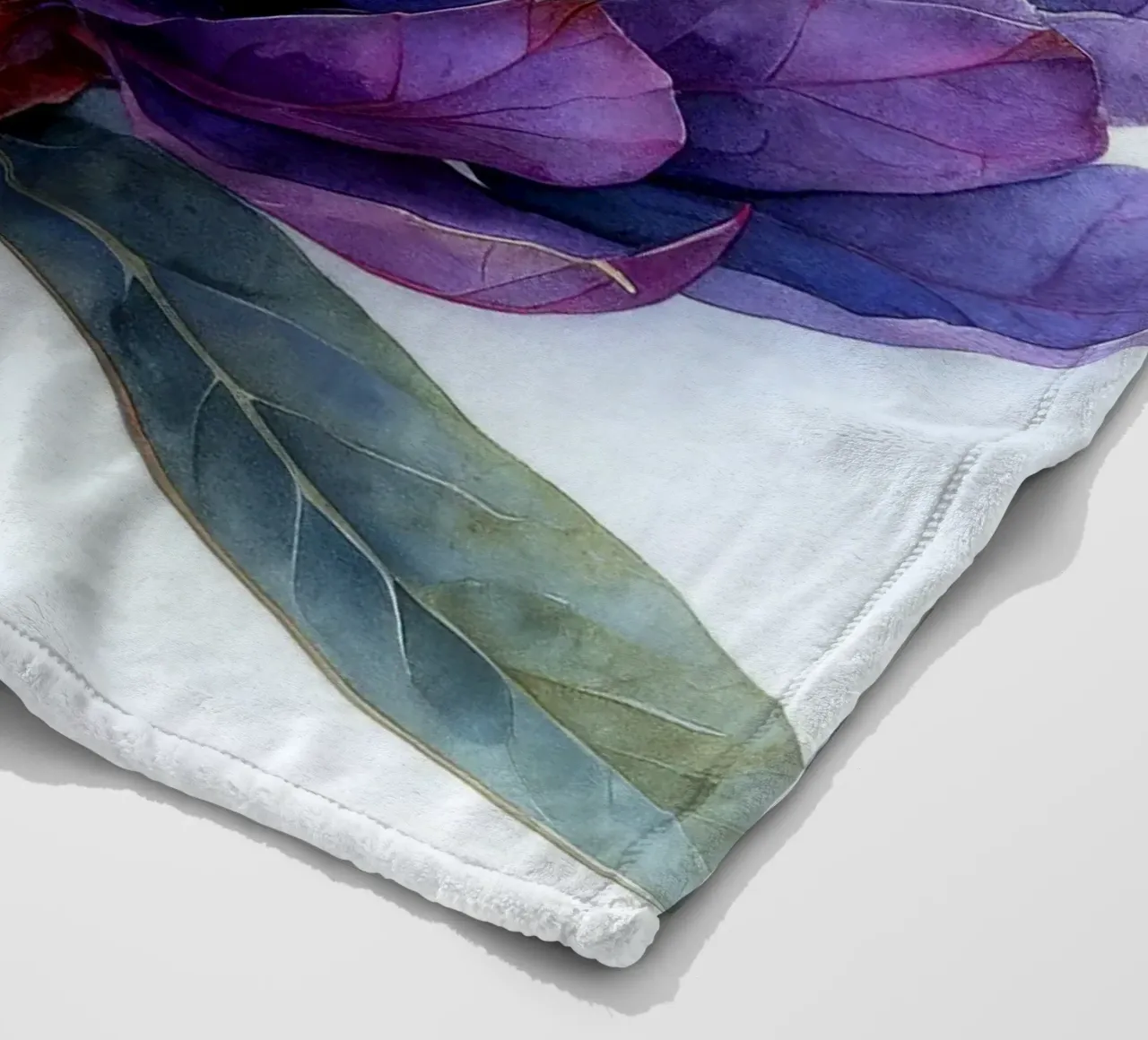 Globe Amaranth Flower 4 fleece blanket by Bold Blooms