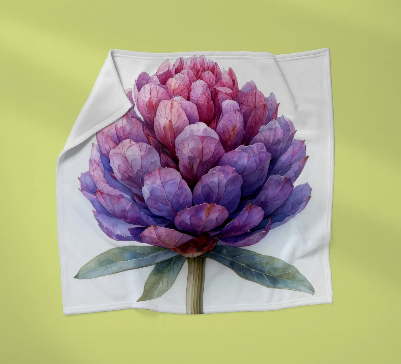 Globe Amaranth Flower 4 fleece blanket by Bold Blooms