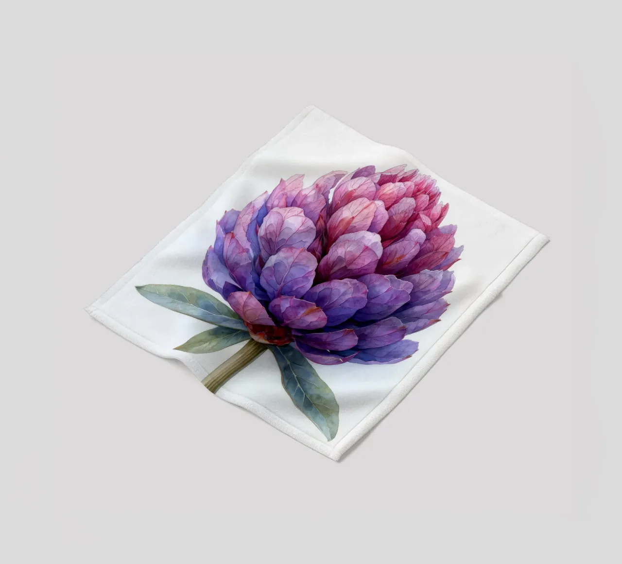 Globe Amaranth Flower 4 fleece blanket by Bold Blooms