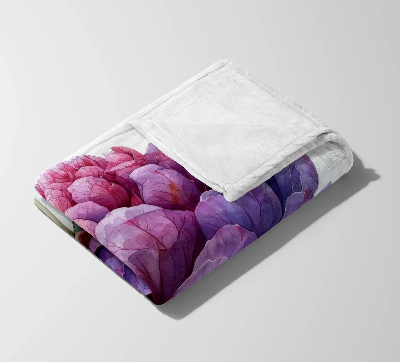 Globe Amaranth Flower 4 fleece blanket by Bold Blooms