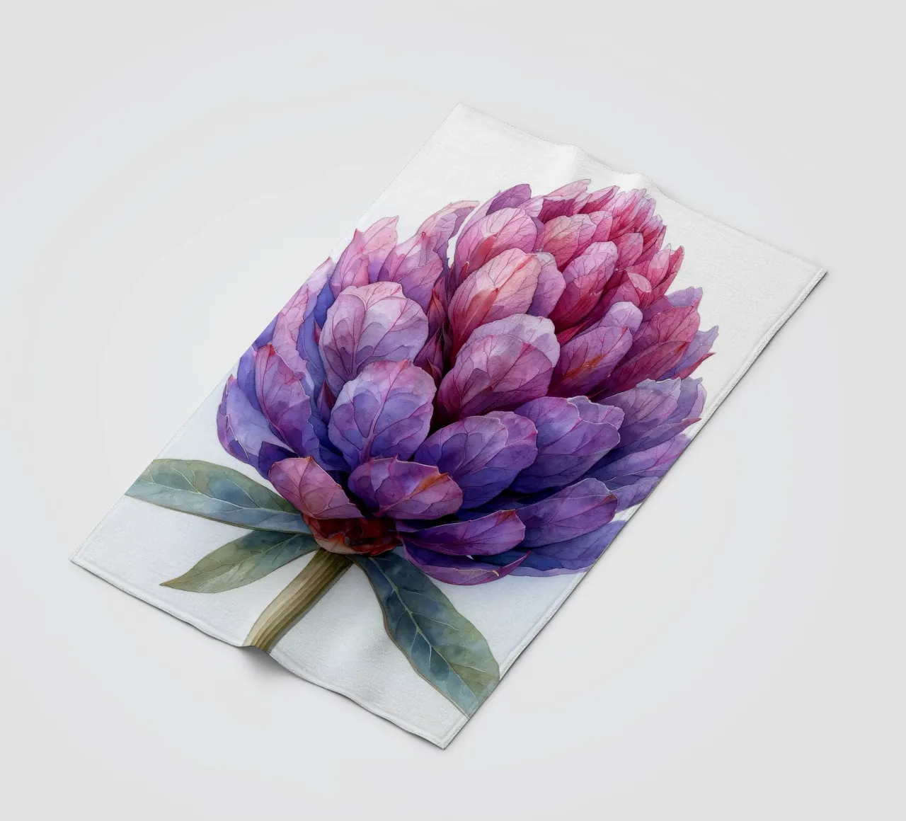 Globe Amaranth Flower 4 fleece blanket by Bold Blooms