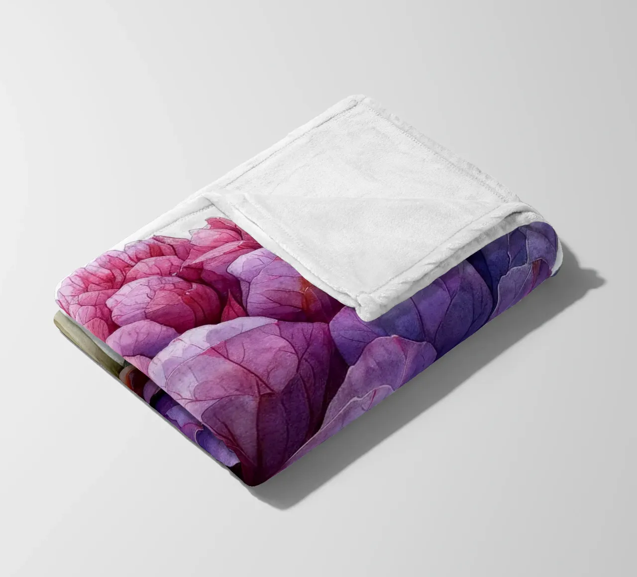 Globe Amaranth Flower 4 fleece blanket by Bold Blooms