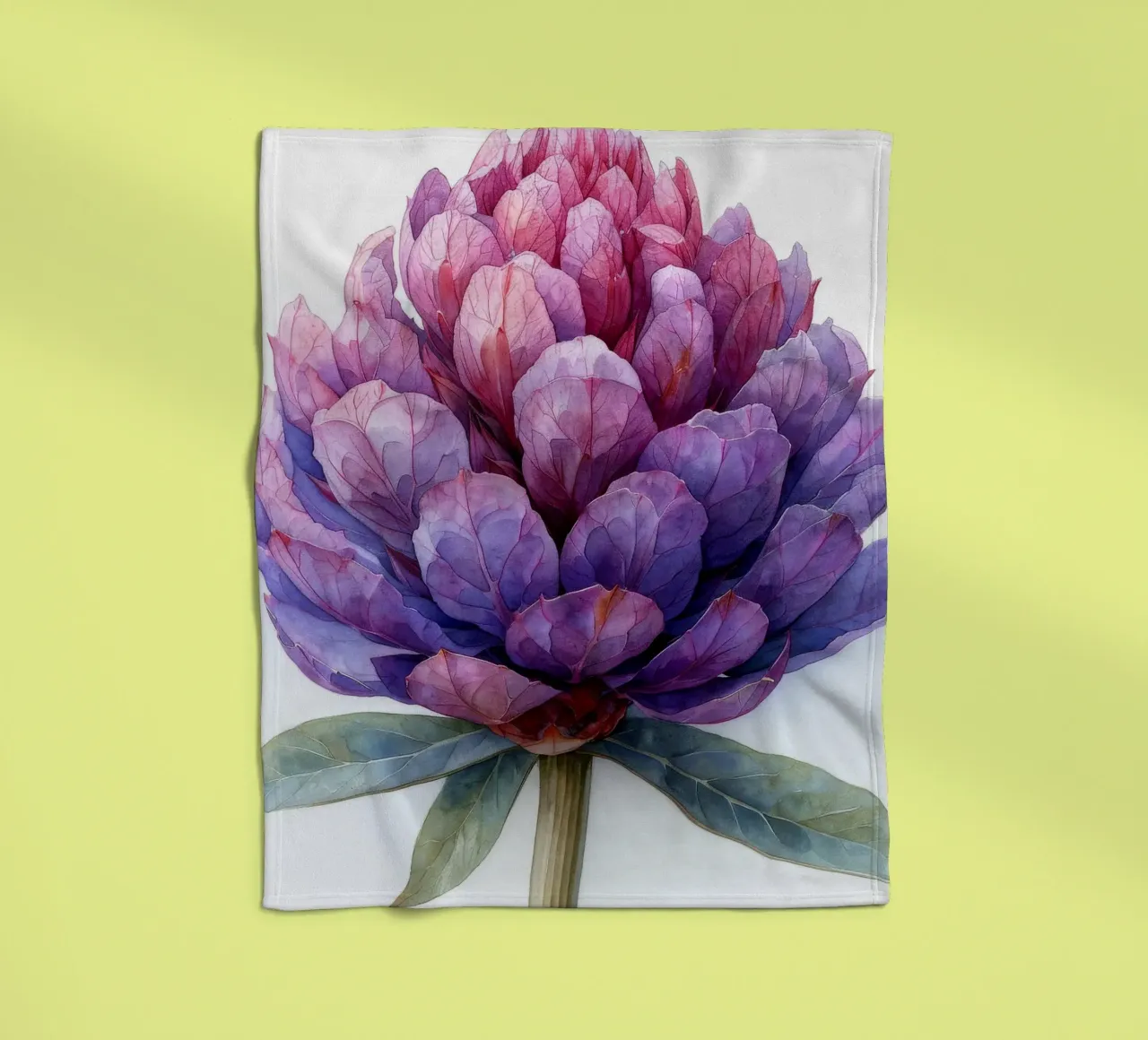 Globe Amaranth Flower 4 fleece blanket by Bold Blooms