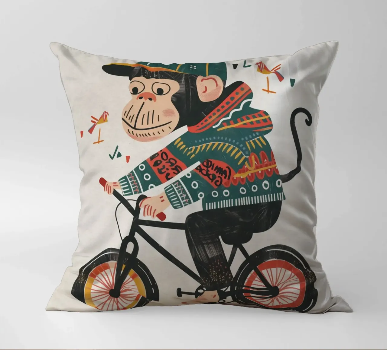 Boho Nursery 6 Monkey cuscino da Boho Print Collection