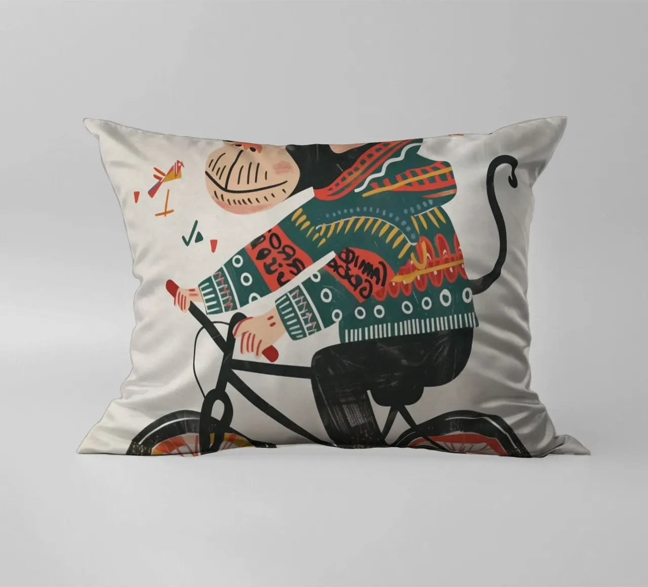 Boho Nursery 6 Monkey cuscino da Boho Print Collection