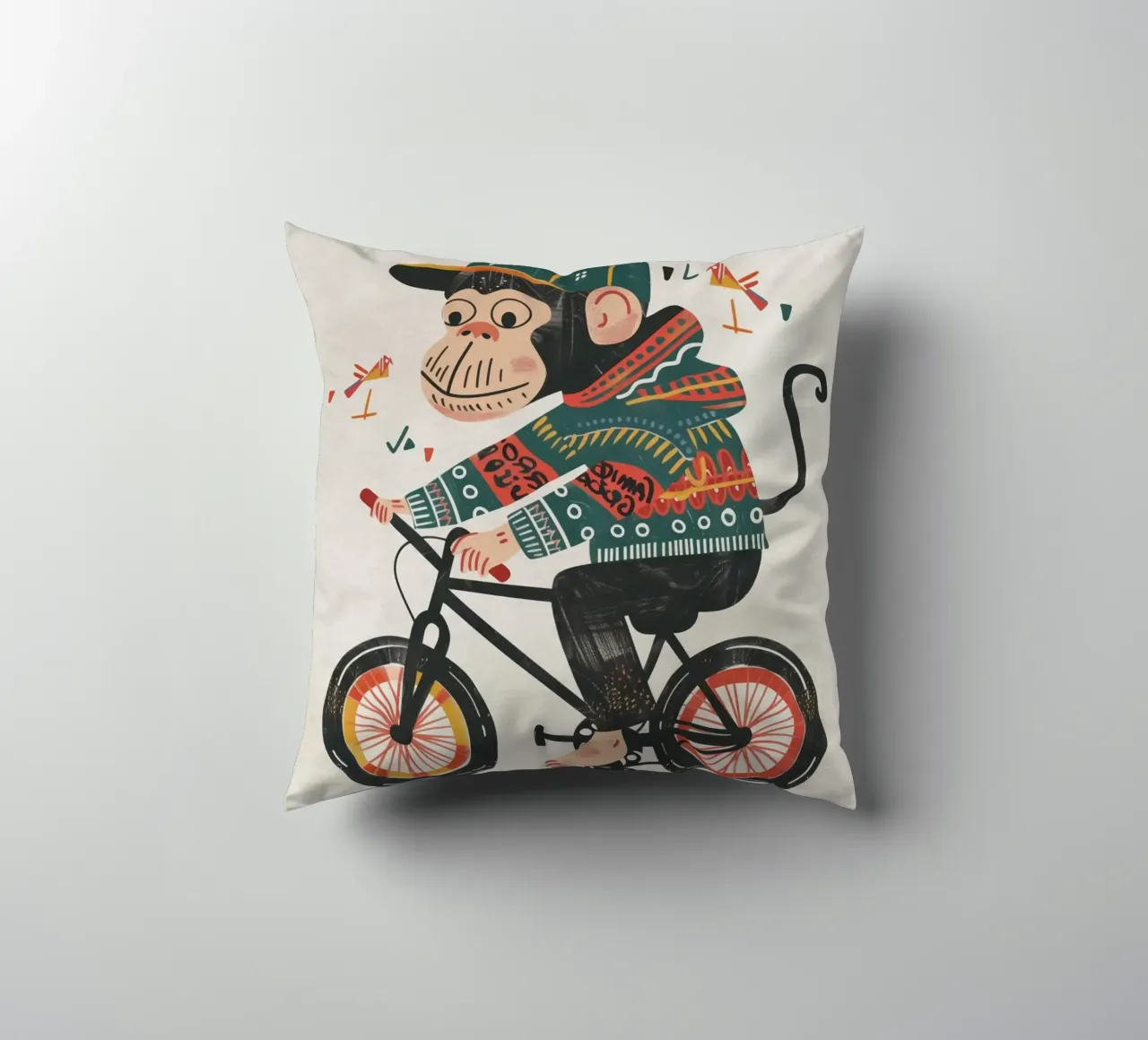 Boho Nursery 6 Monkey cuscino da Boho Print Collection