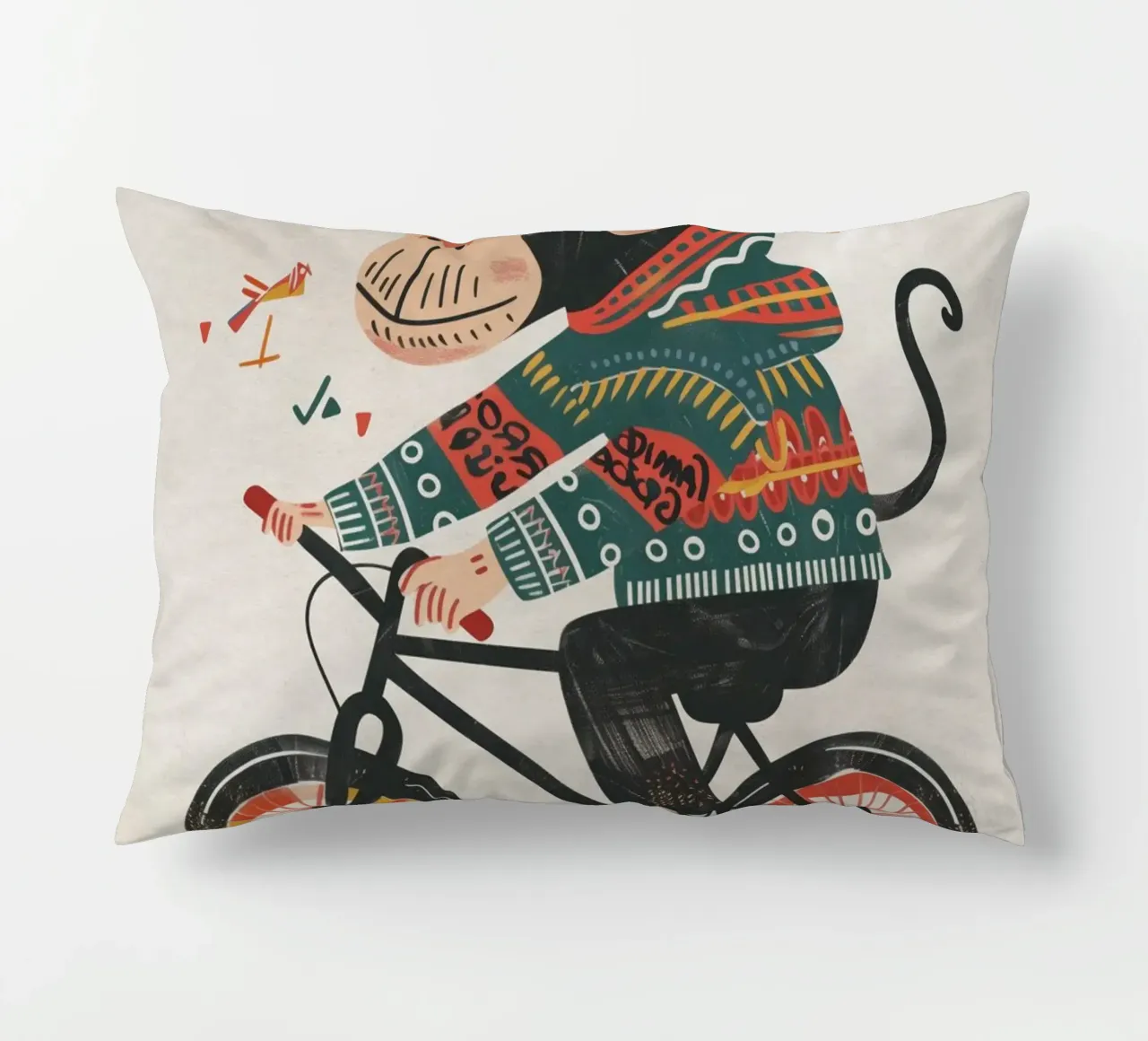 Boho Nursery 6 Monkey cuscino da Boho Print Collection