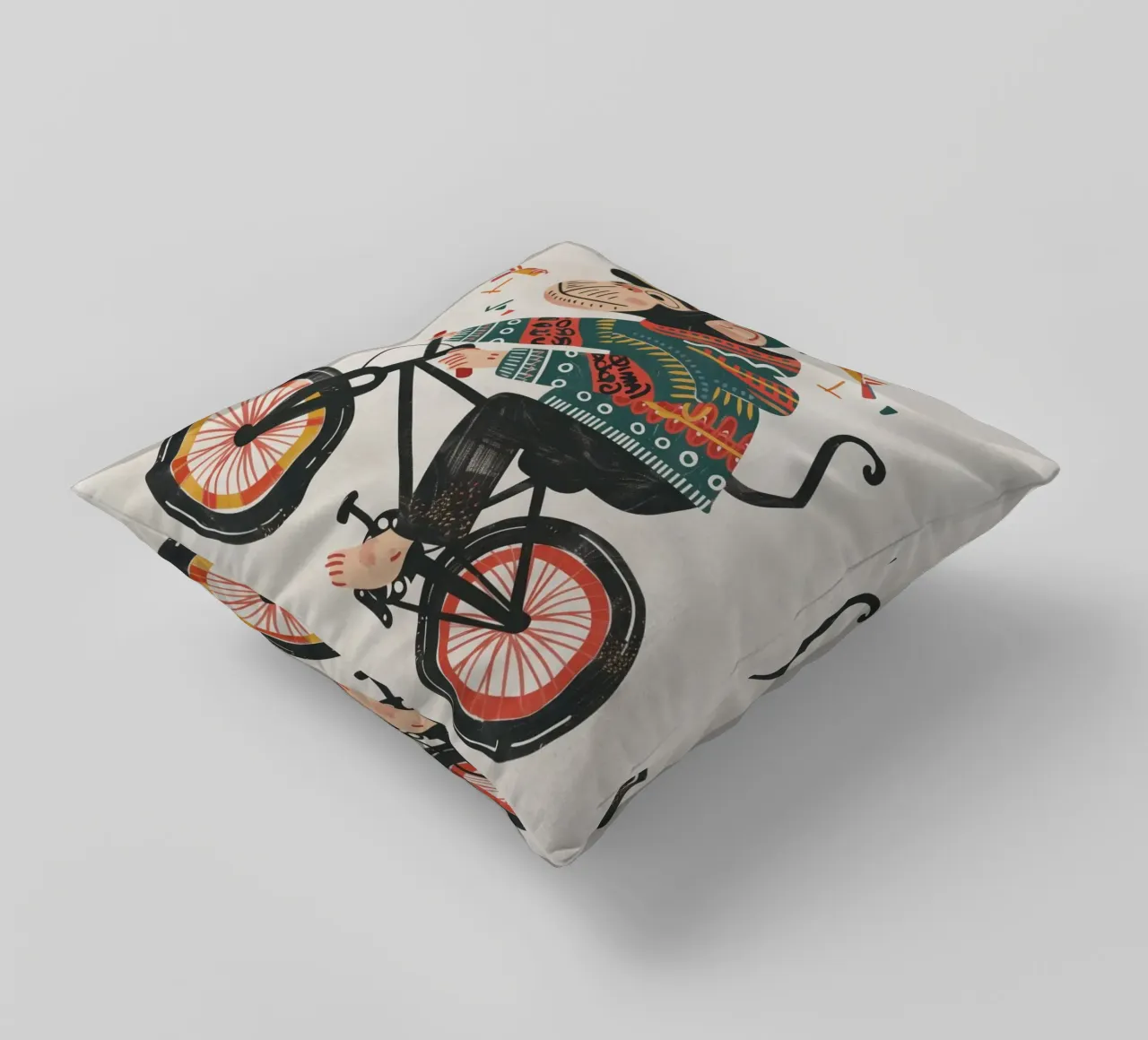 Boho Nursery 6 Monkey cuscino da Boho Print Collection