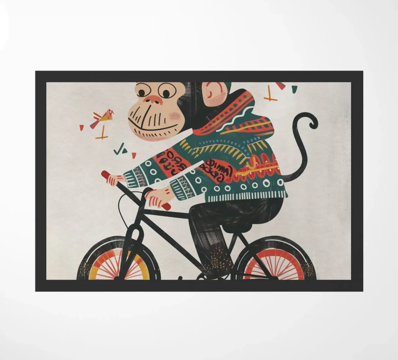Boho Nursery 6 Monkey zerbino da Boho Print Collection