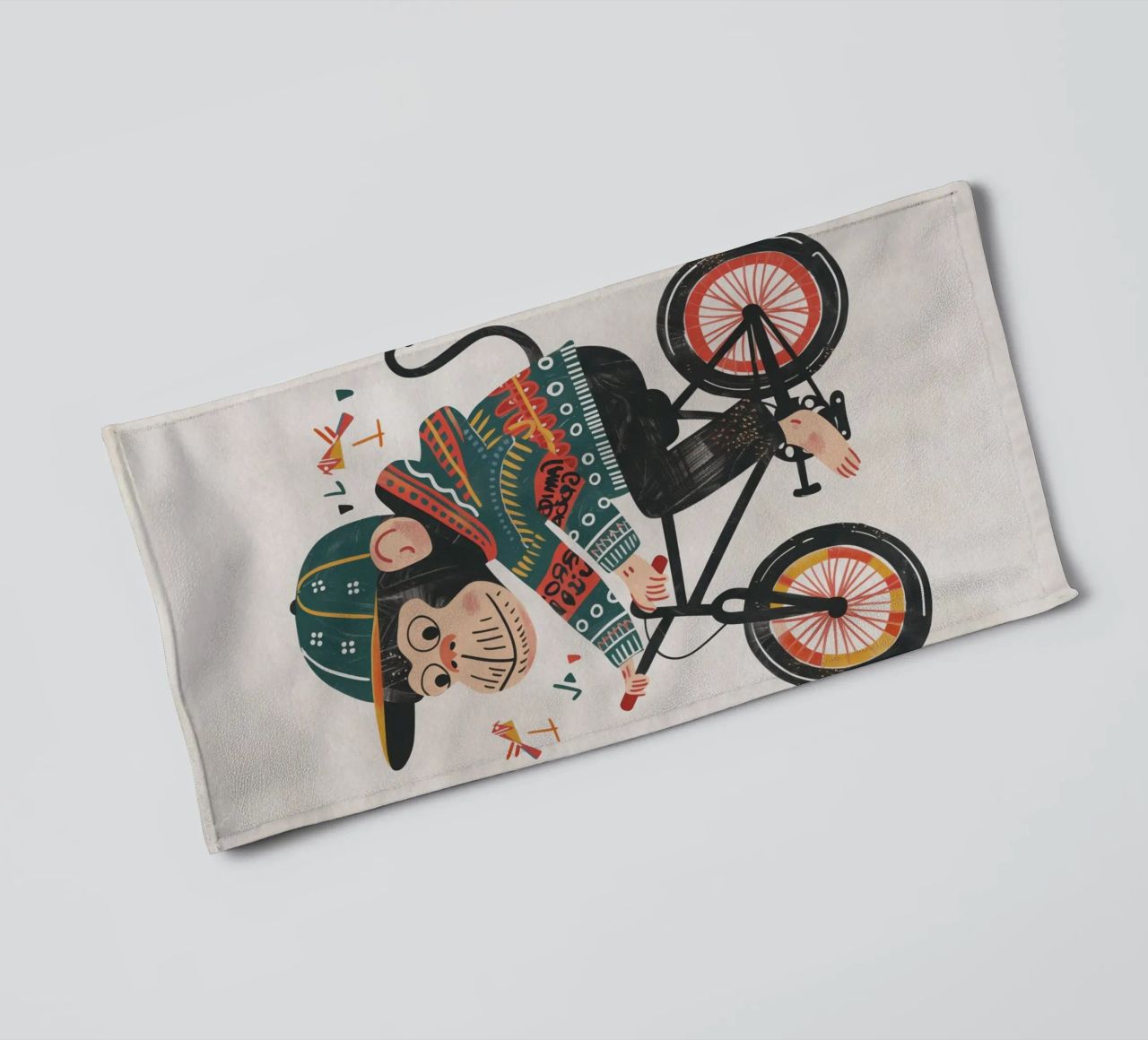 Boho Nursery 6 Monkey Handtuch von Boho Print Collection