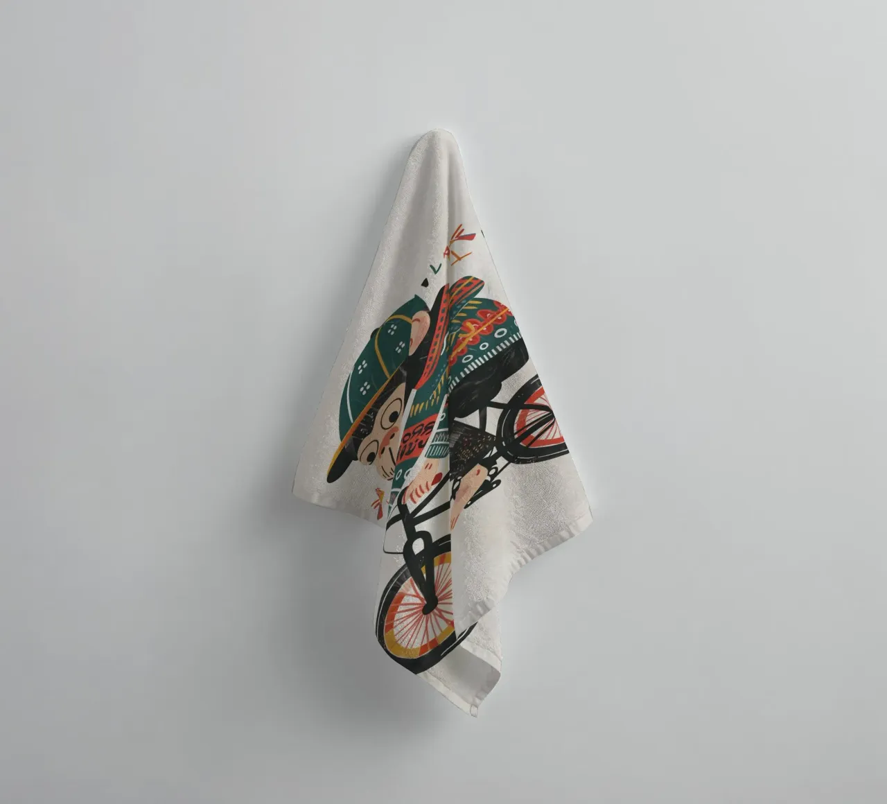 Boho Nursery 6 Monkey Handtuch von Boho Print Collection