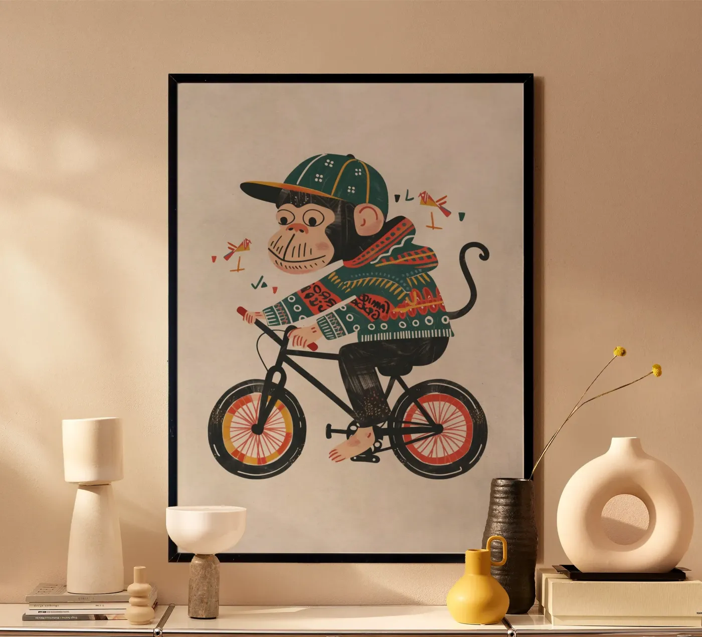 Boho Nursery 6 Monkey poster da Boho Print Collection