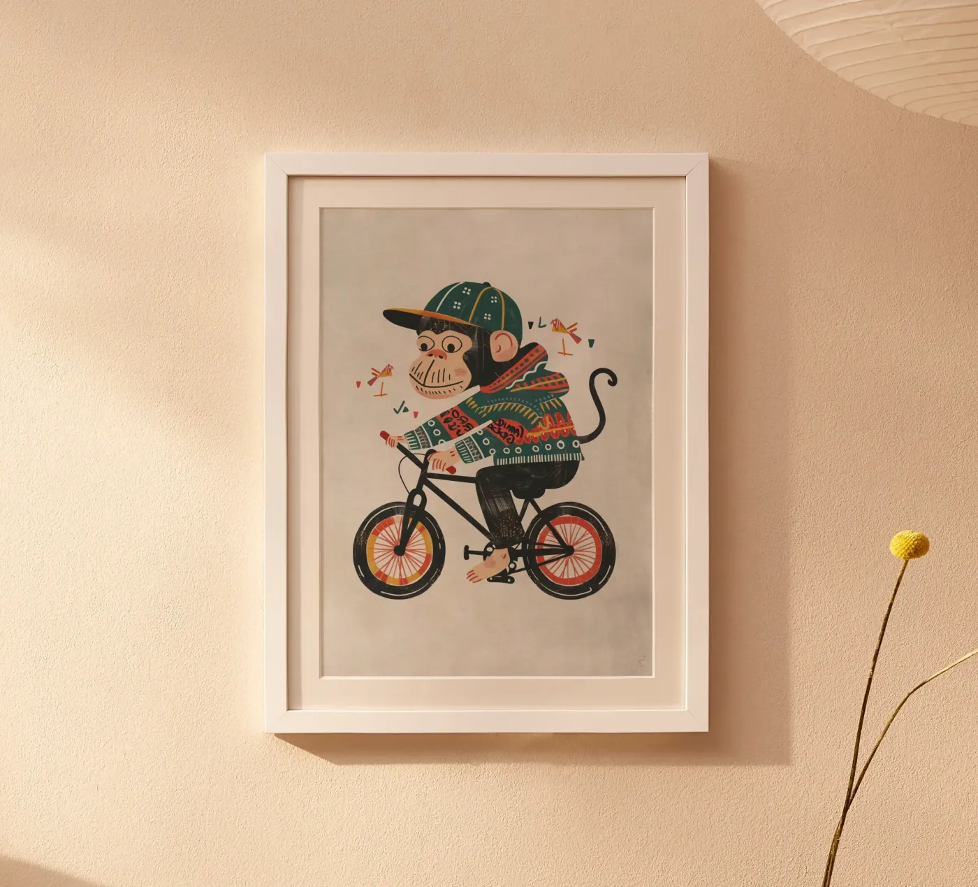 Boho Nursery 6 Monkey poster da Boho Print Collection
