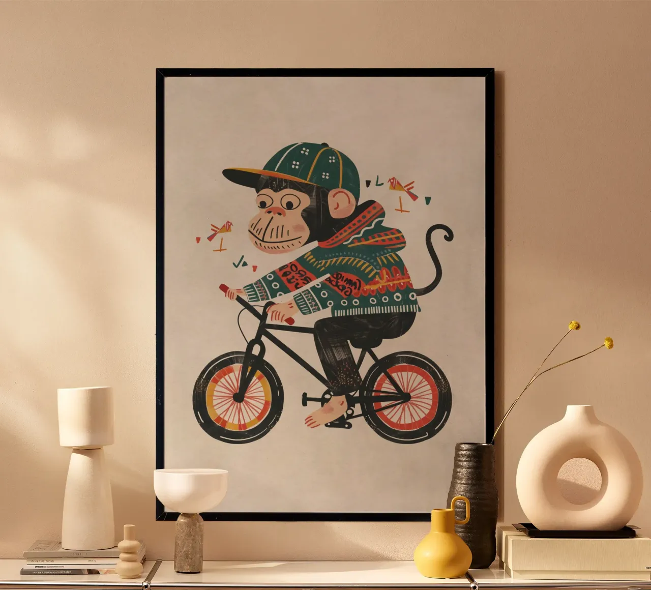 Boho Nursery 6 Monkey hahnemühle de Boho Print Collection