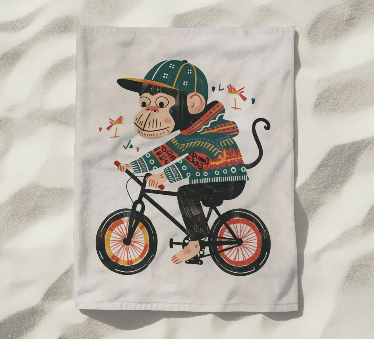 Boho Nursery 6 Monkey telo mare da Boho Print Collection