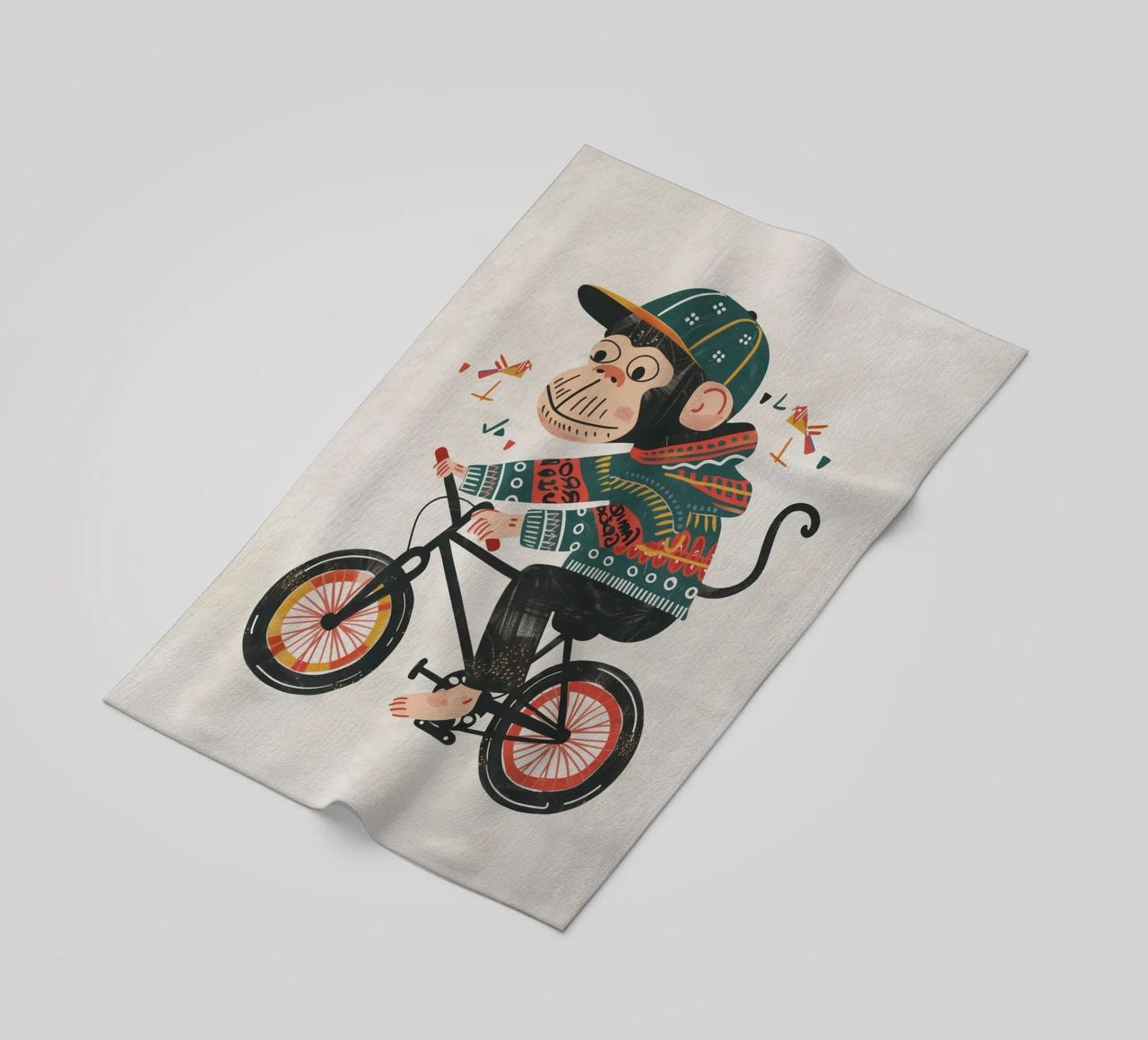 Boho Nursery 6 Monkey telo mare da Boho Print Collection