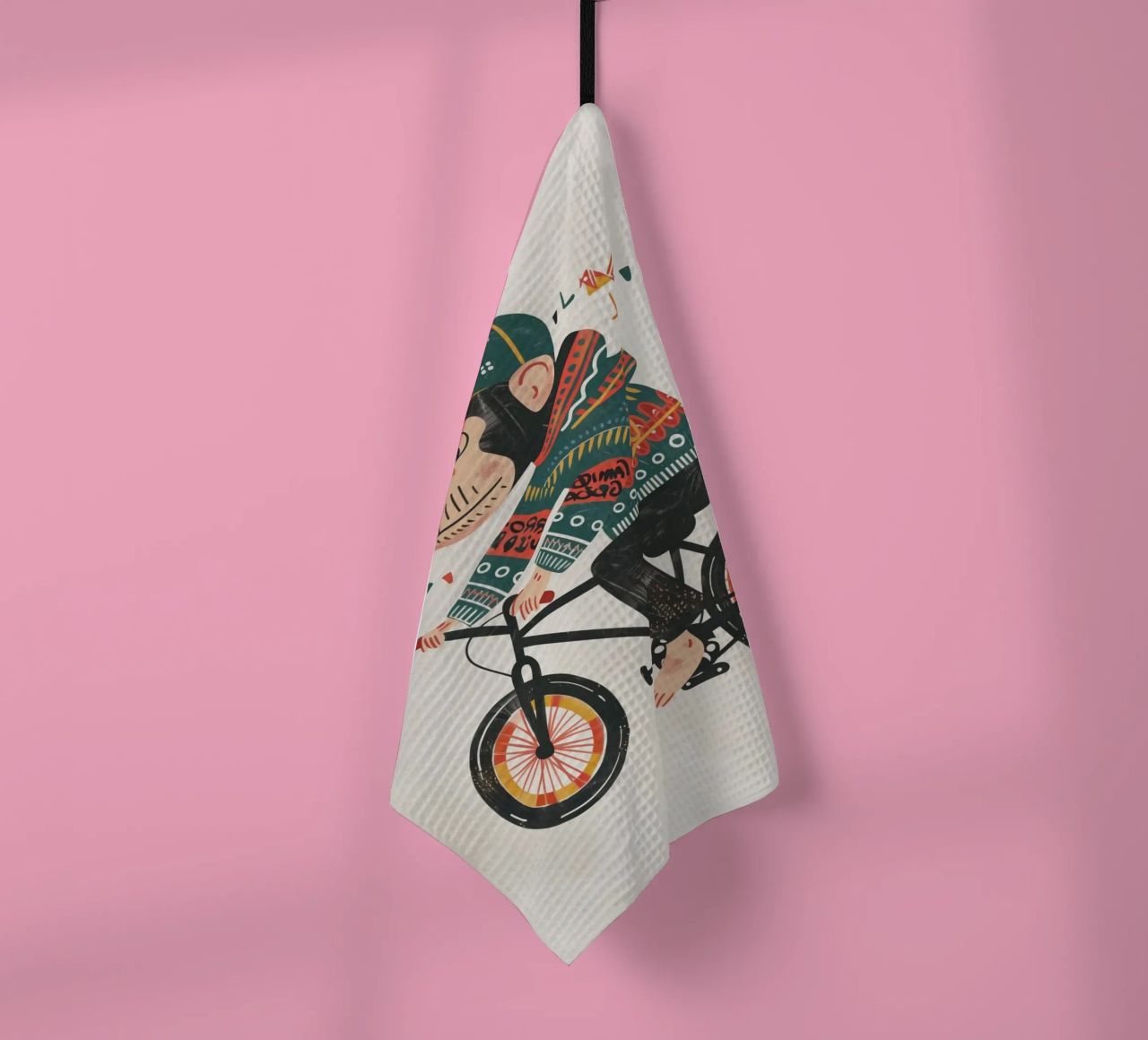Boho Nursery 6 Monkey Geschirrtuch von Boho Print Collection