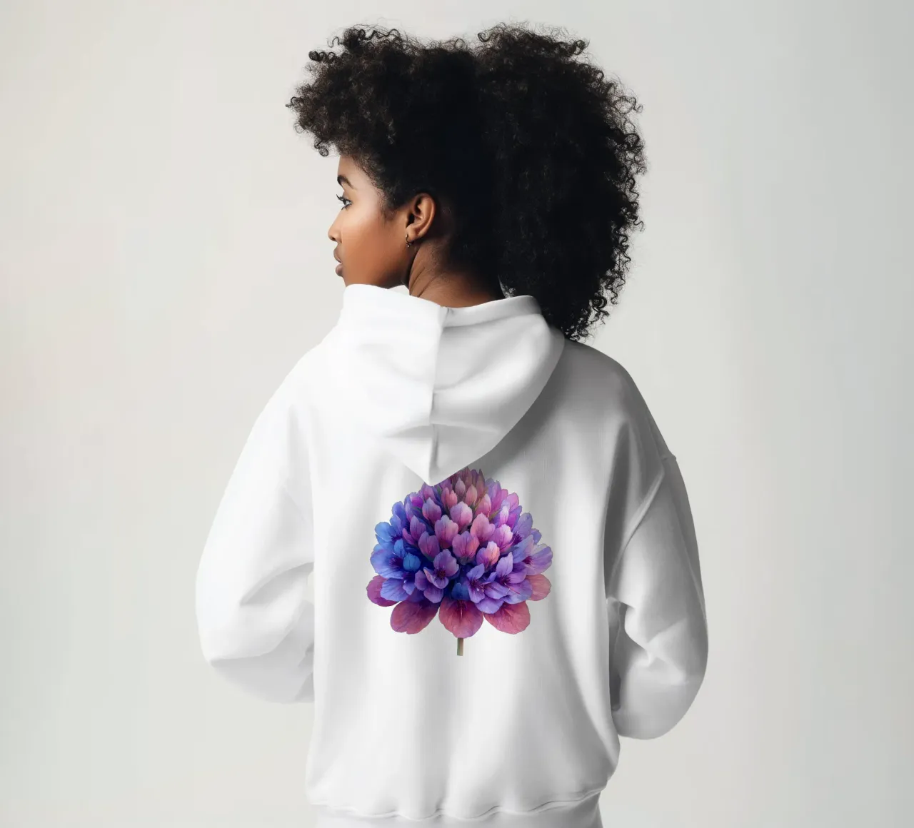 Fiore di amaranto 1 felpa con cappuccio da Bold Blooms
