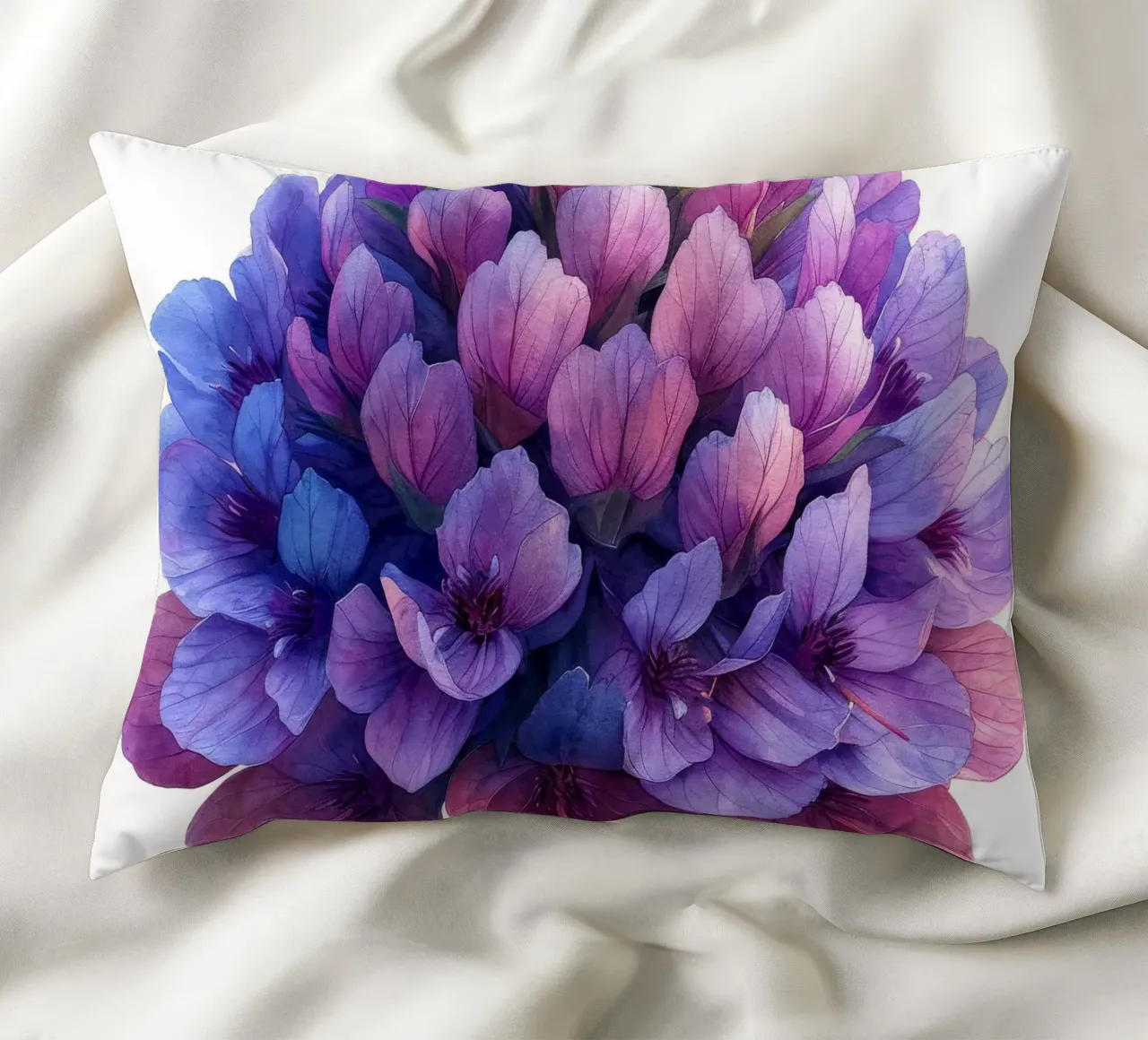 Fiore di amaranto 1 cuscino da Bold Blooms