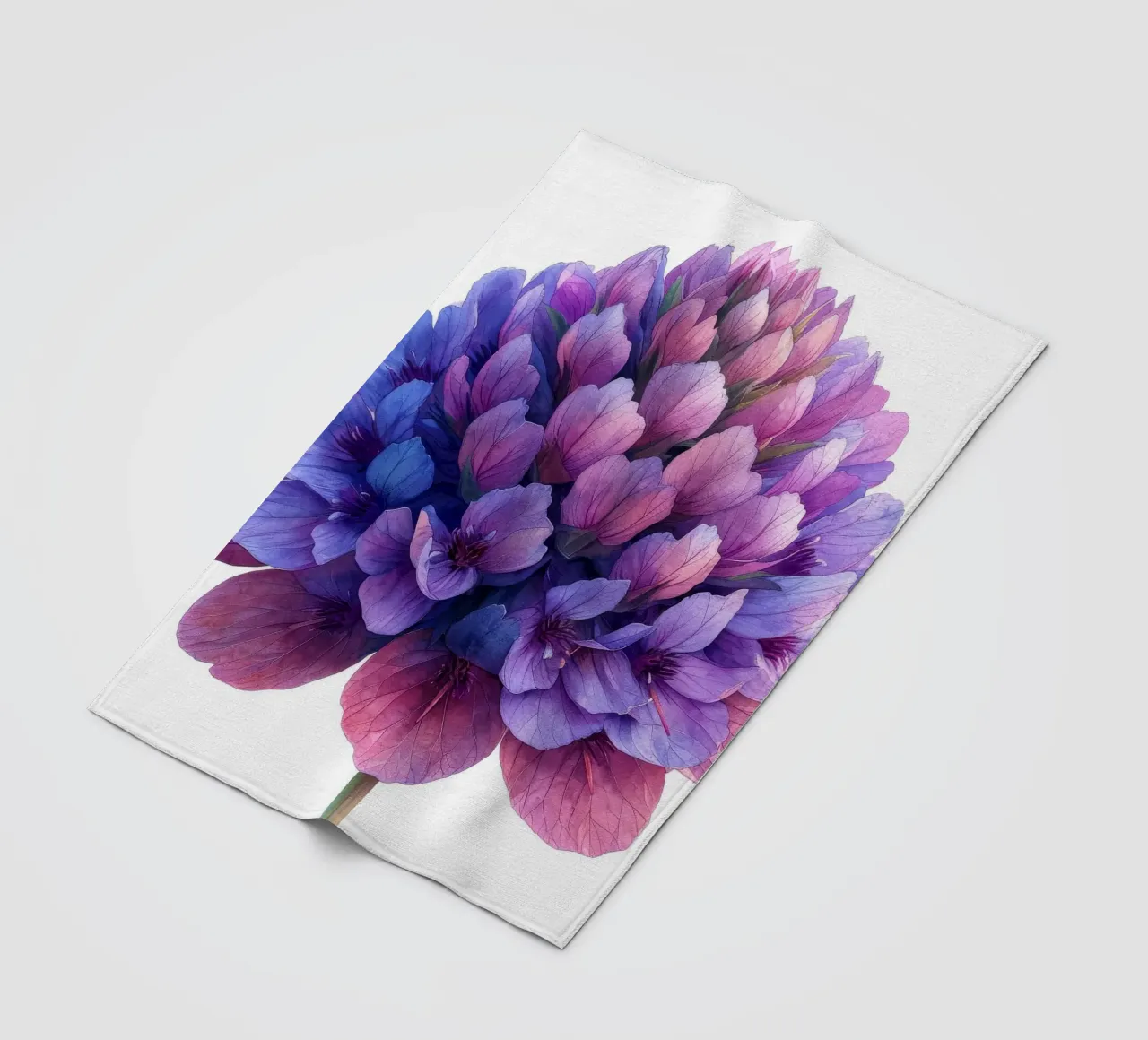 Fiore di amaranto 1 coperta in pile da Bold Blooms