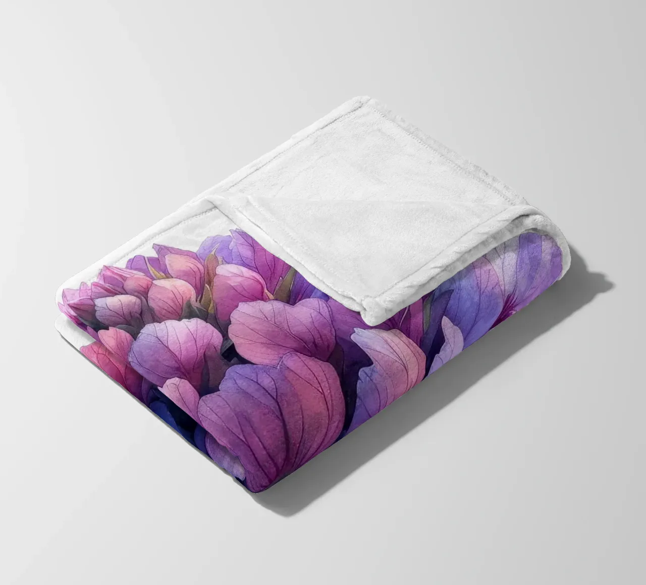 Fiore di amaranto 1 coperta in pile da Bold Blooms