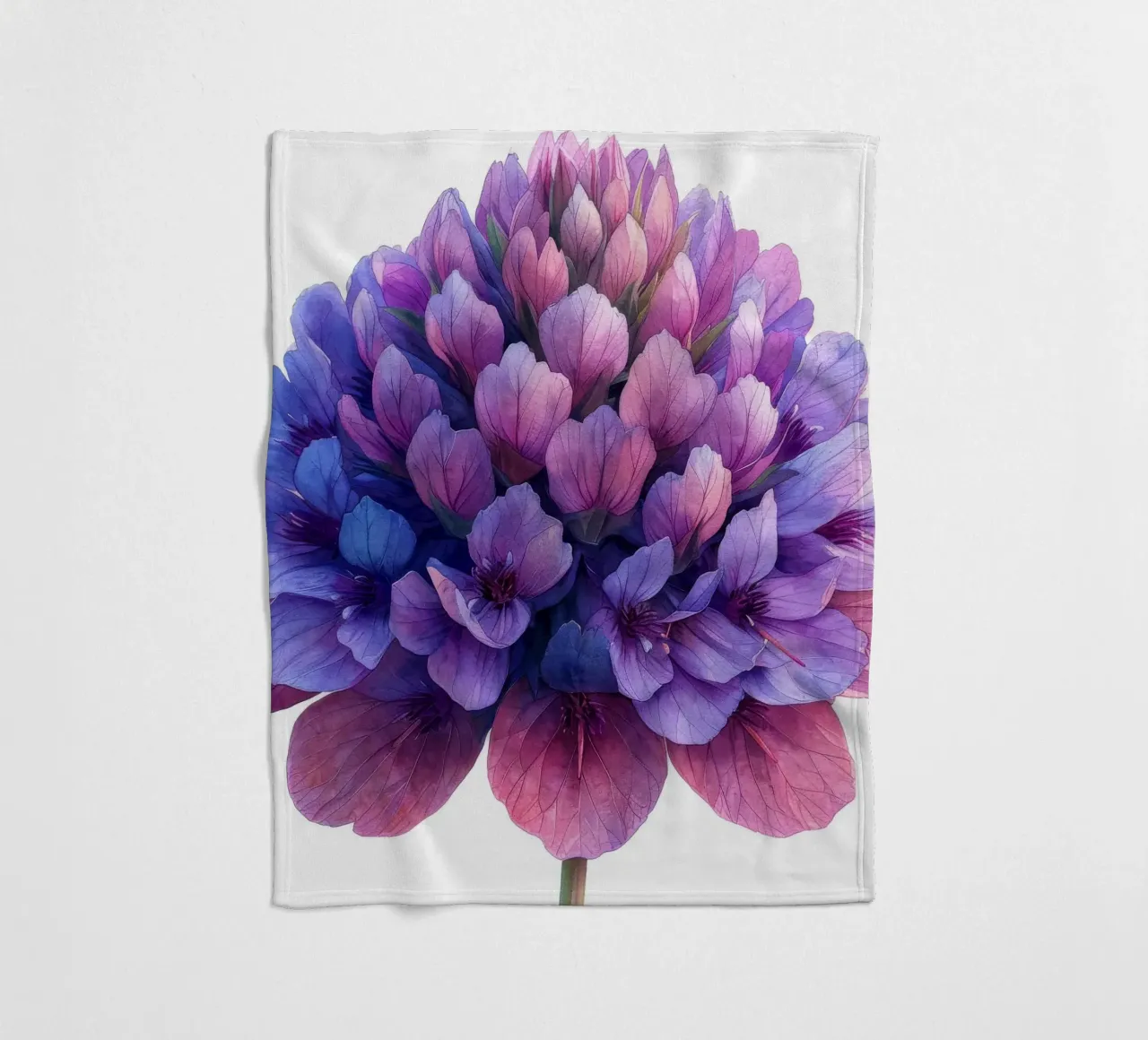 Fiore di amaranto 1 coperta in pile da Bold Blooms