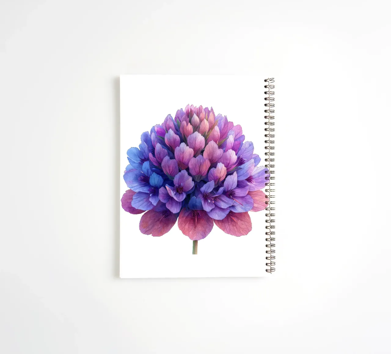 Globe Amaranth Flower 1 spiral notebook by Bold Blooms