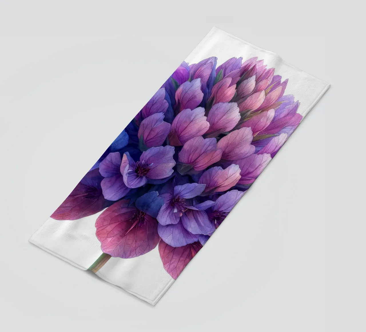 Fiore di amaranto 1 telo mare da Bold Blooms