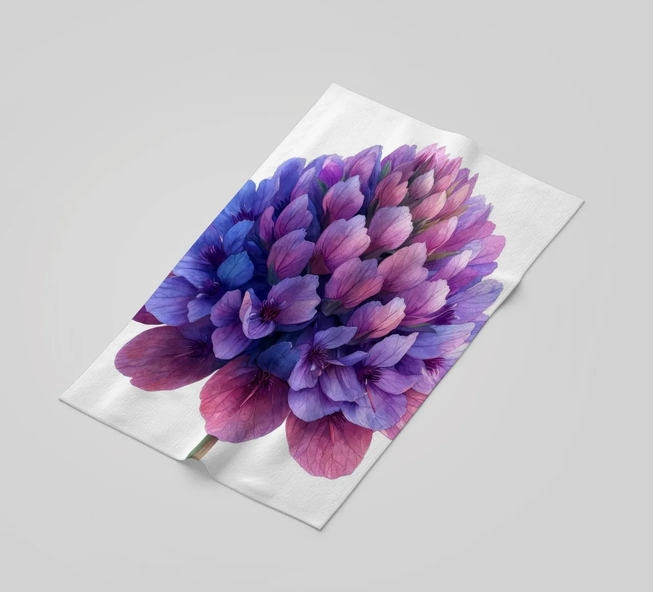 Fiore di amaranto 1 telo mare da Bold Blooms