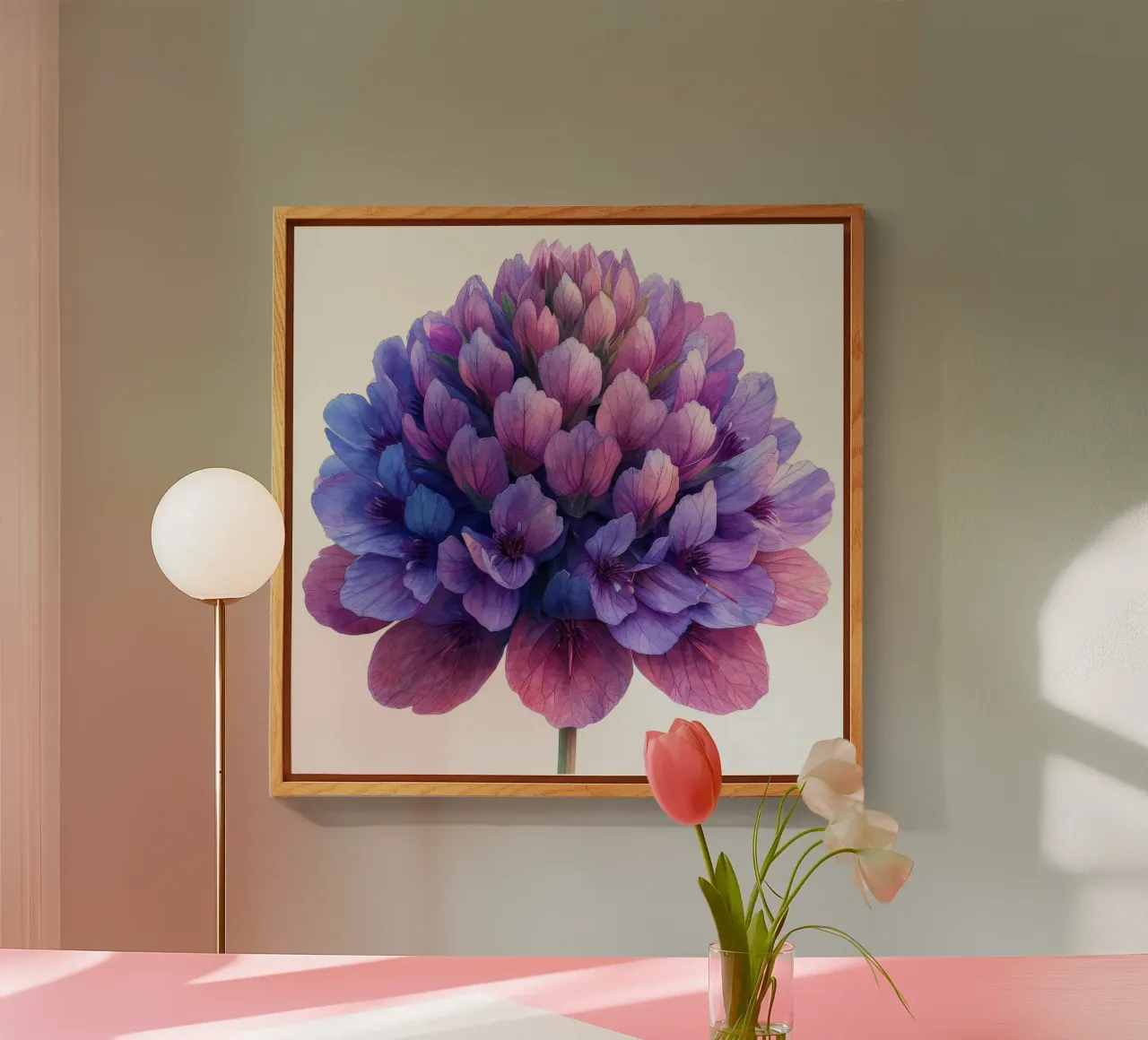 Fiore di amaranto 1 plexiglass da Bold Blooms