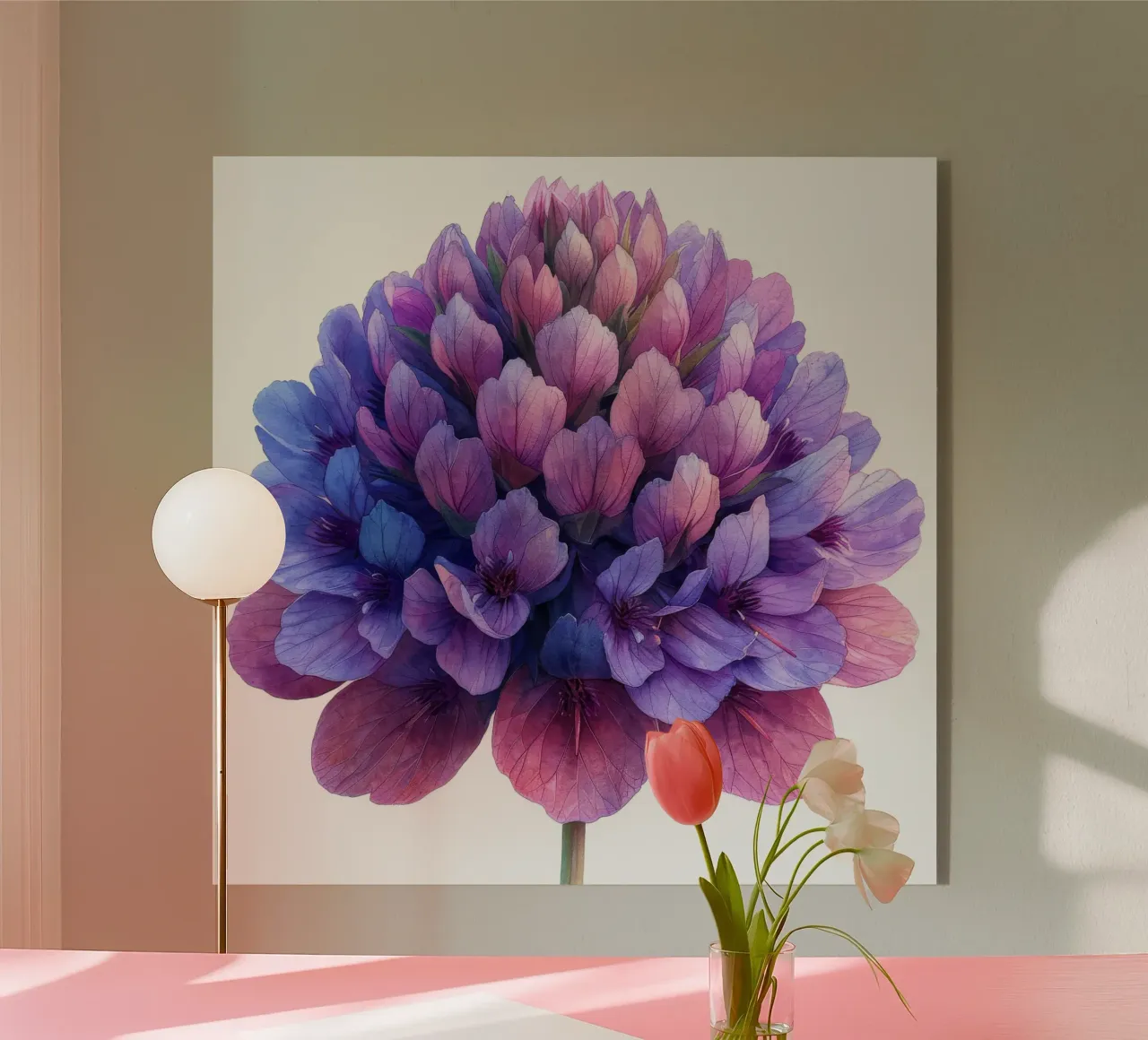 Fiore di amaranto 1 plexiglass da Bold Blooms