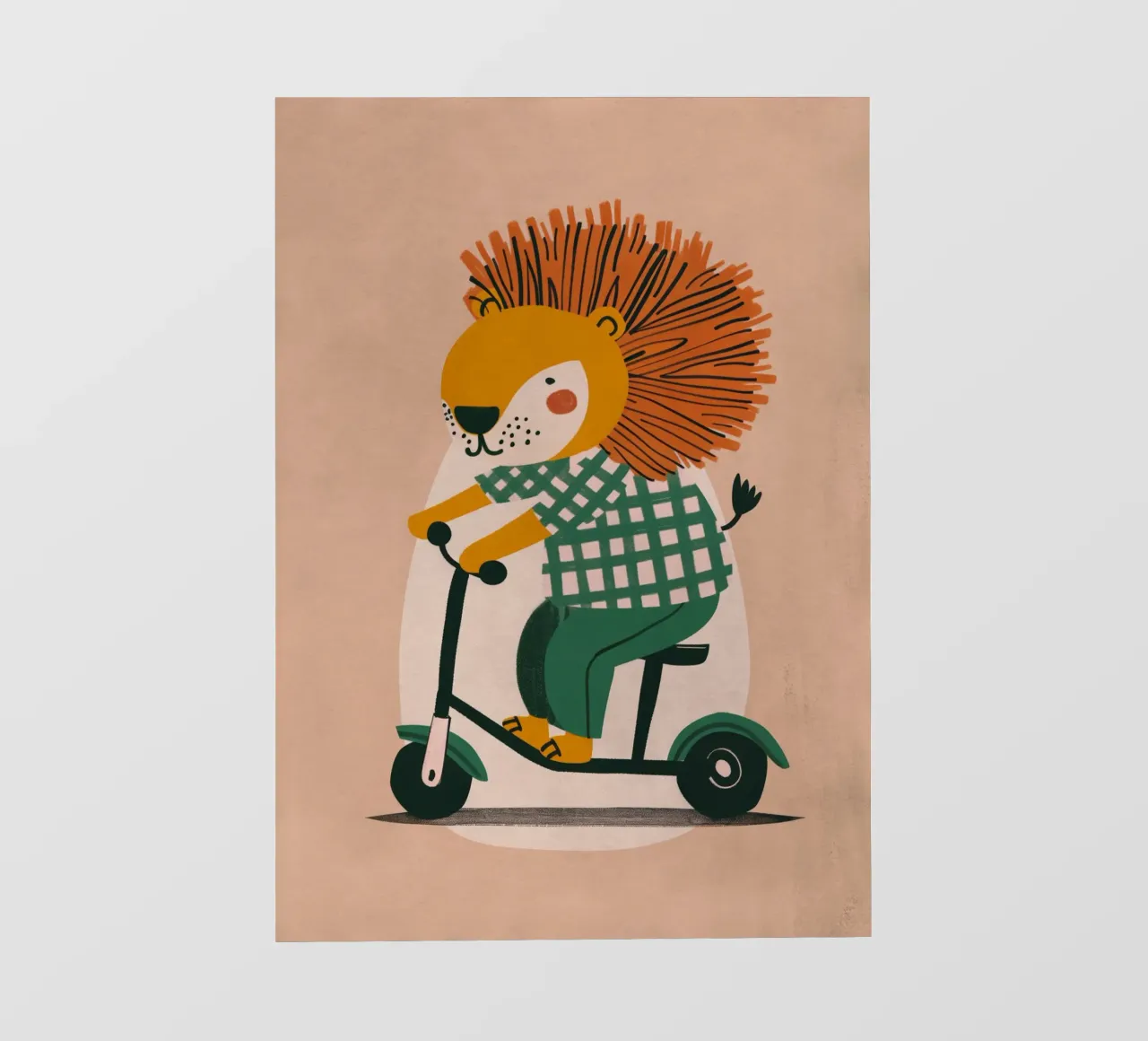Boho Nursery 6 Porcupine telo in pvc da Boho Print Collection