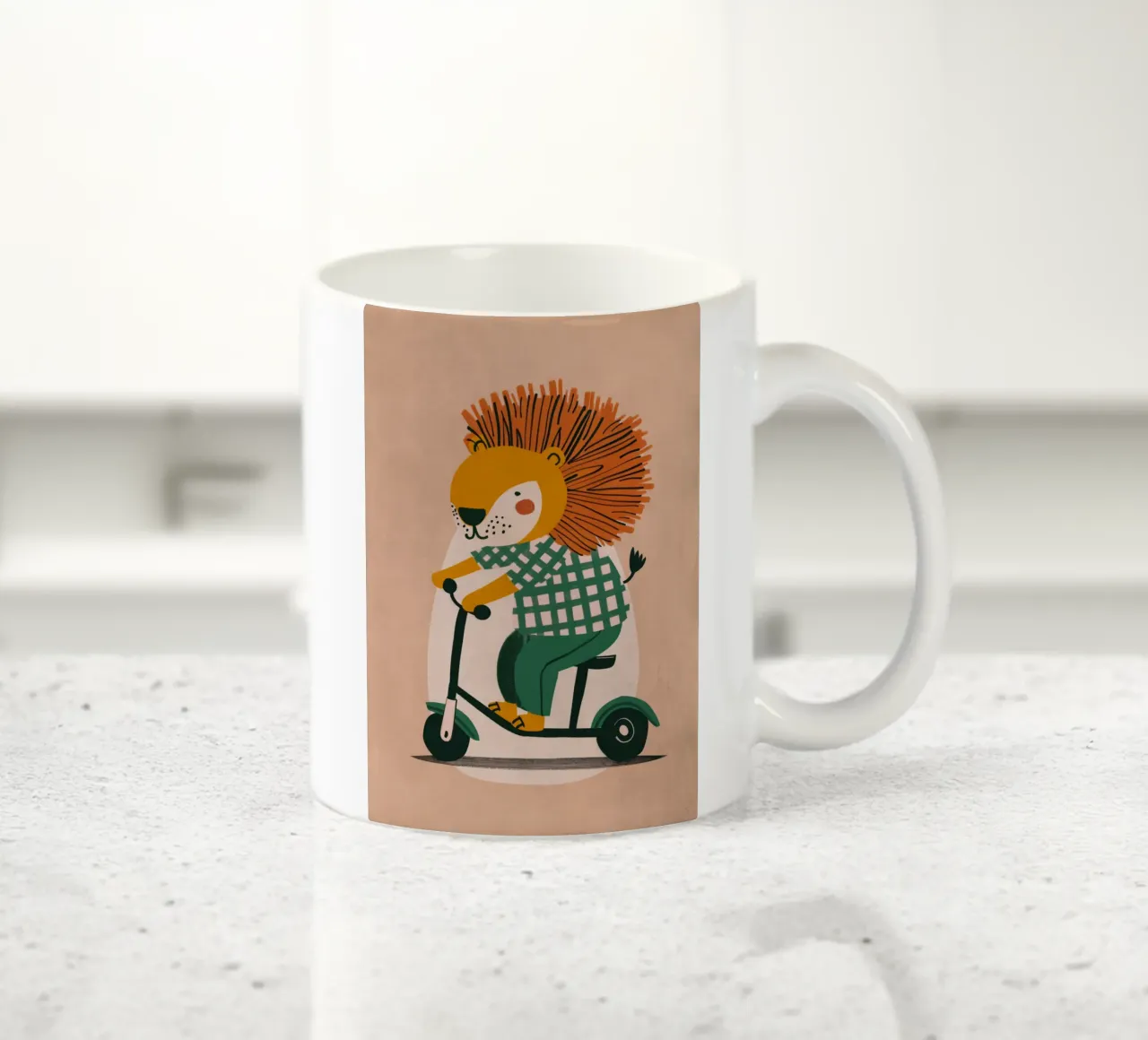 Boho Nursery 6 Porcupine tazza in ceramica da Boho Print Collection