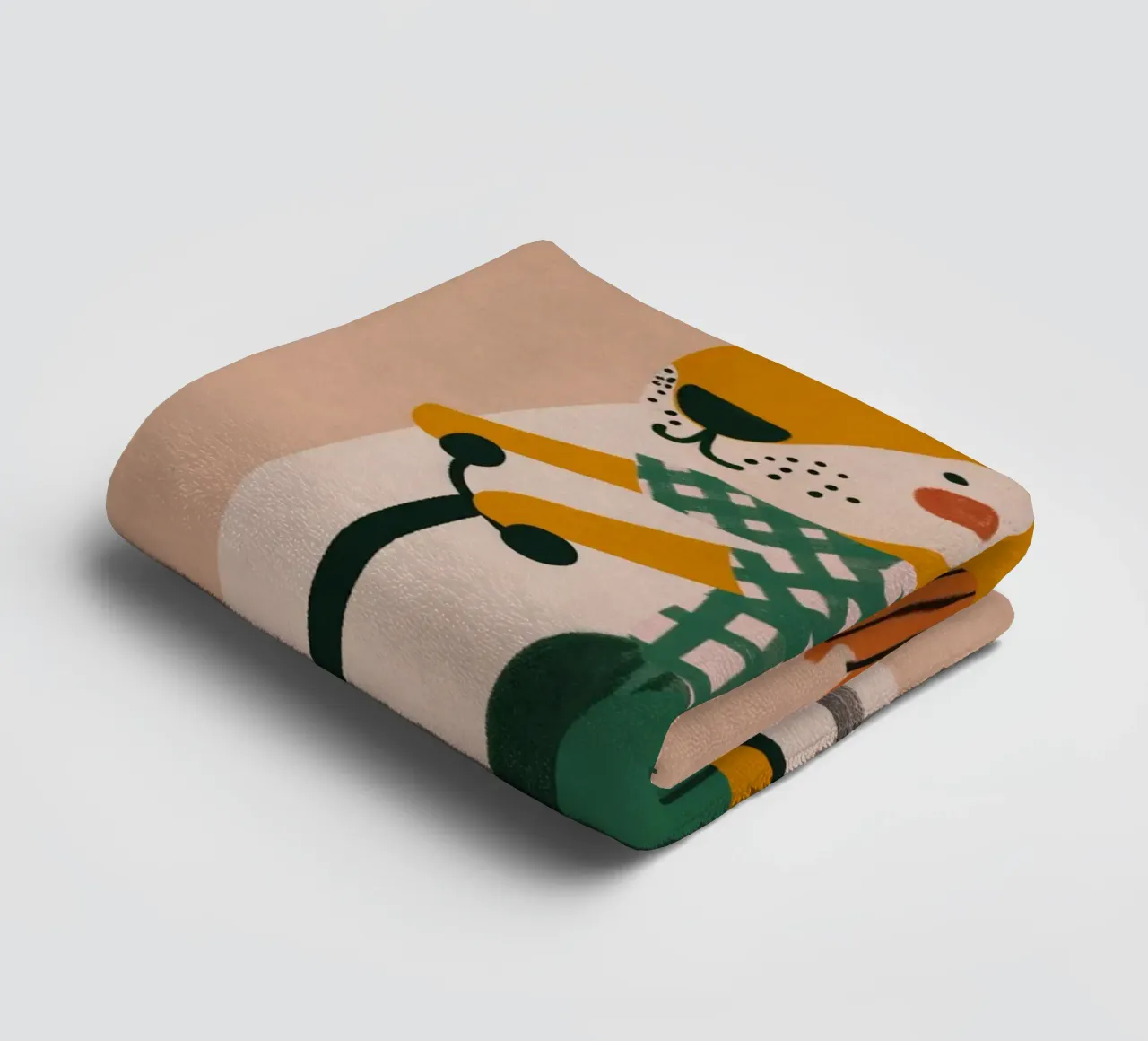 Boho Nursery 6 Porcupine asciugamano da bagno da Boho Print Collection
